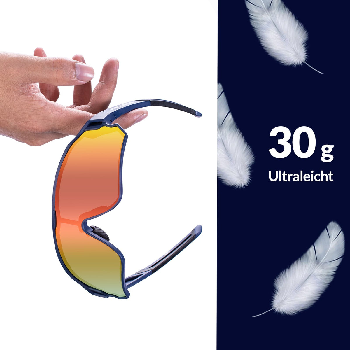 ROCKBROS Gepolariseerde sportbril voor fietsers (UV-bescherming)
