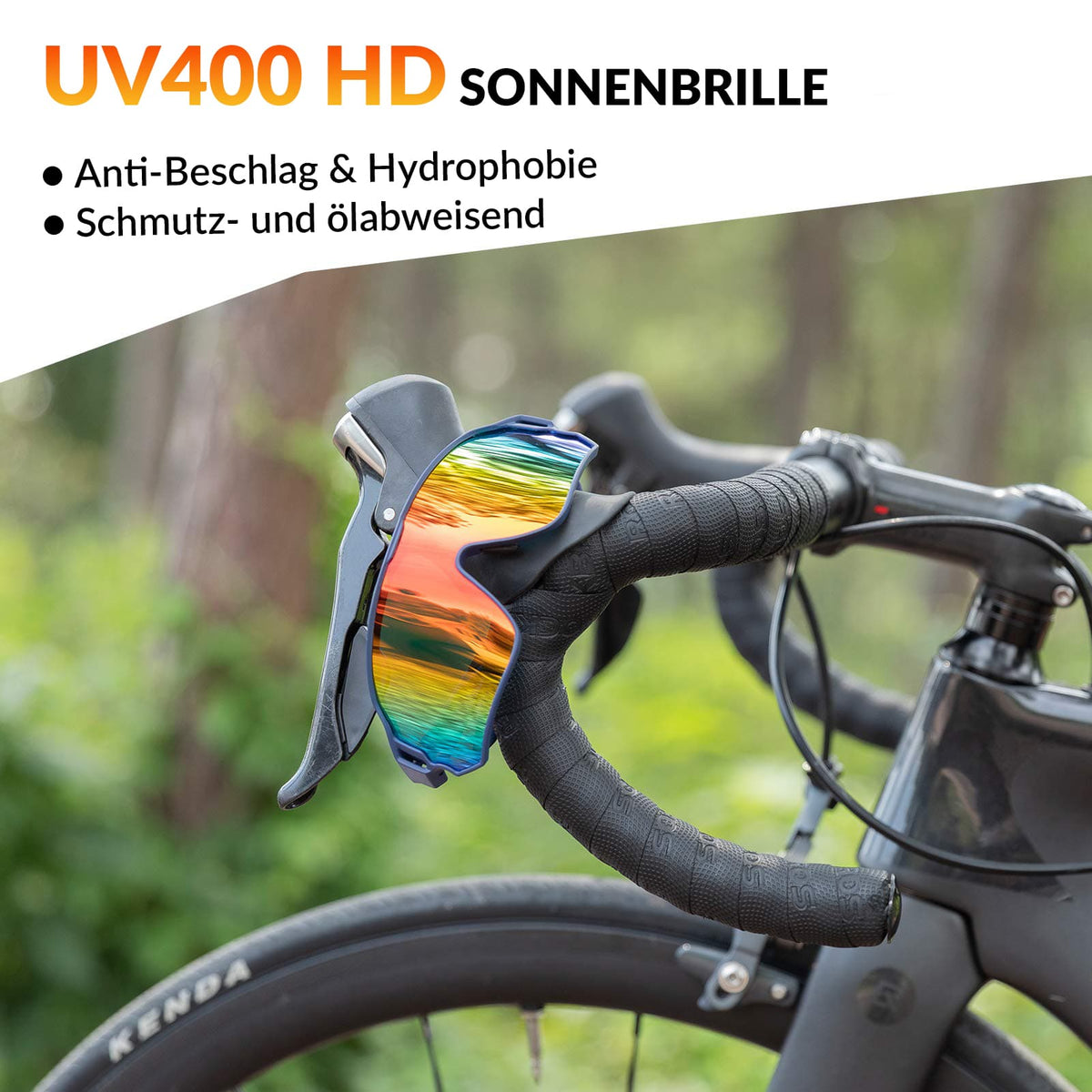 ROCKBROS Gepolariseerde sportbril voor fietsers (UV-bescherming)