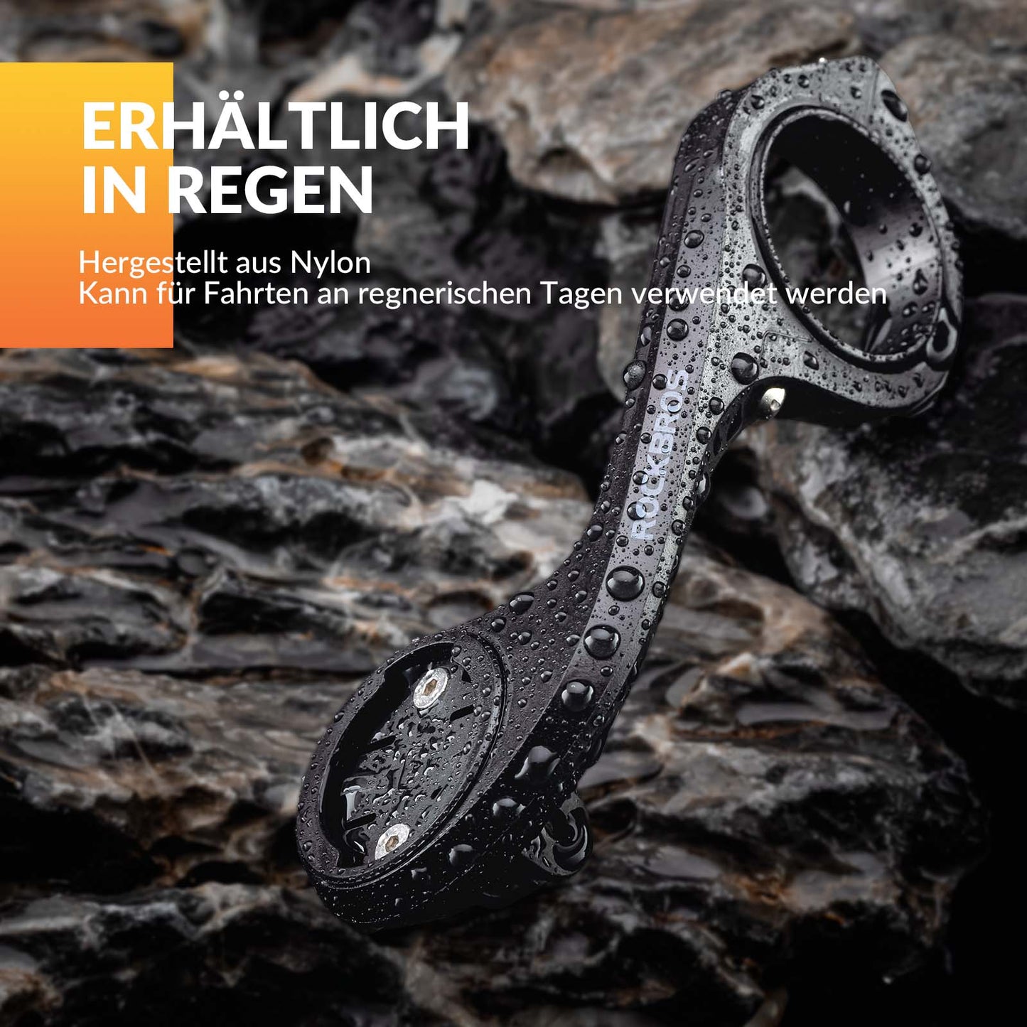 Fietscomputerhouder compatibel met Garmin/iGPSPORT voor sturen van 32-35 mm ROCKBROS