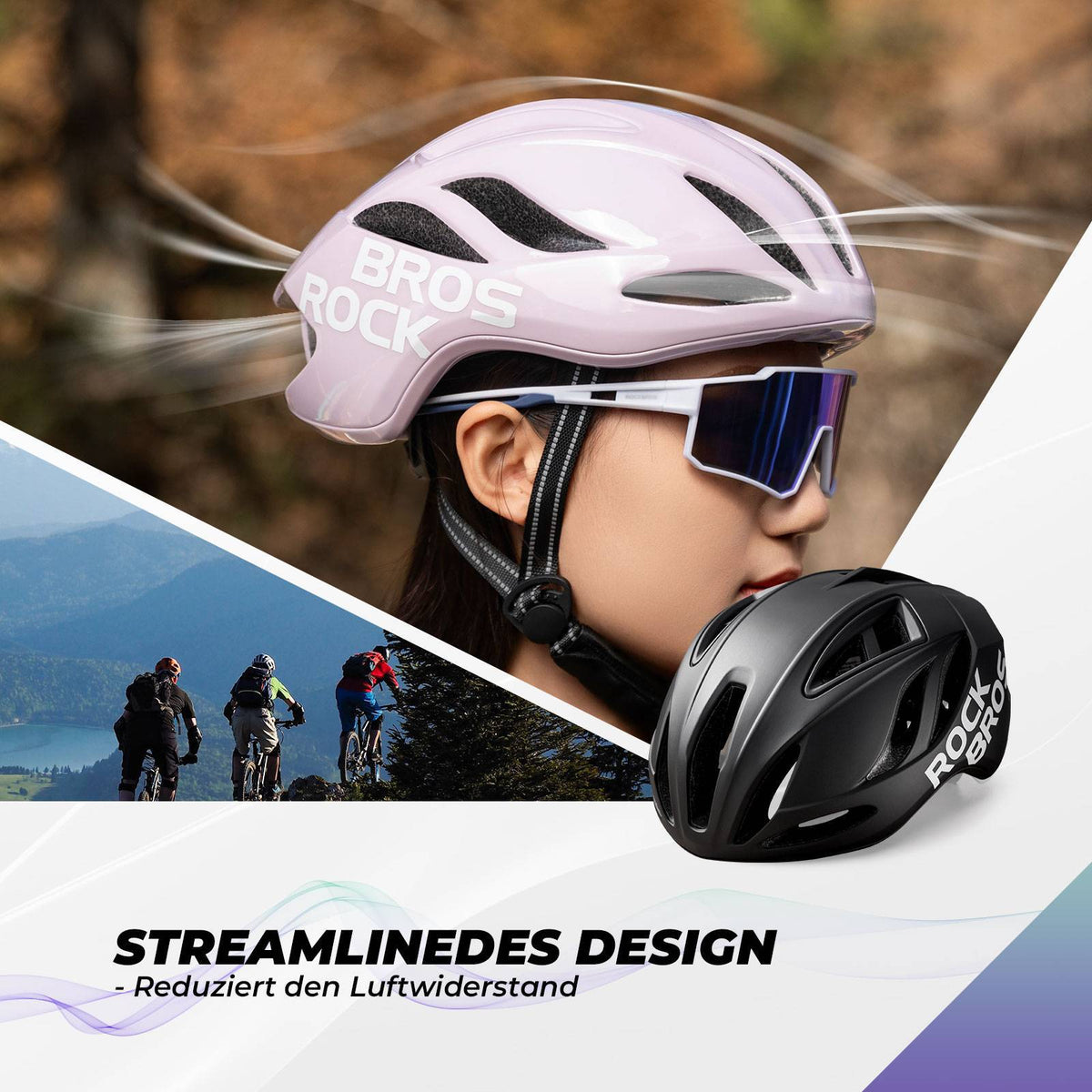 ROCKBROS Fietshelm 58-62cm Verstelbare Stedelijke Helm Ventilatie Unisex