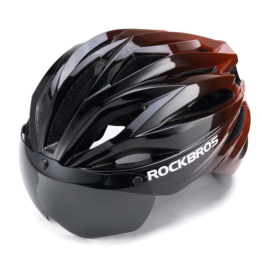 ROCKBROS Fietshelm Magnetische Afneembare MTB Helm met Visier