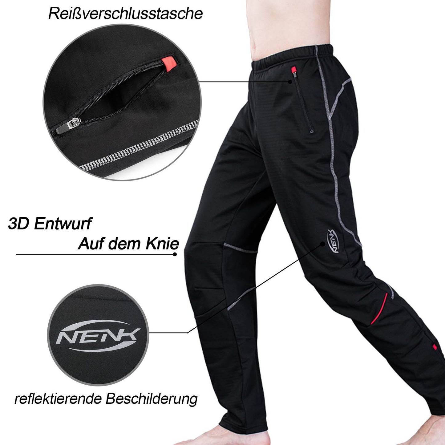 Fietsbroek voor heren, vrijetijdsbroek, outdoorbroek, maten M-4XL, ROCKBROS