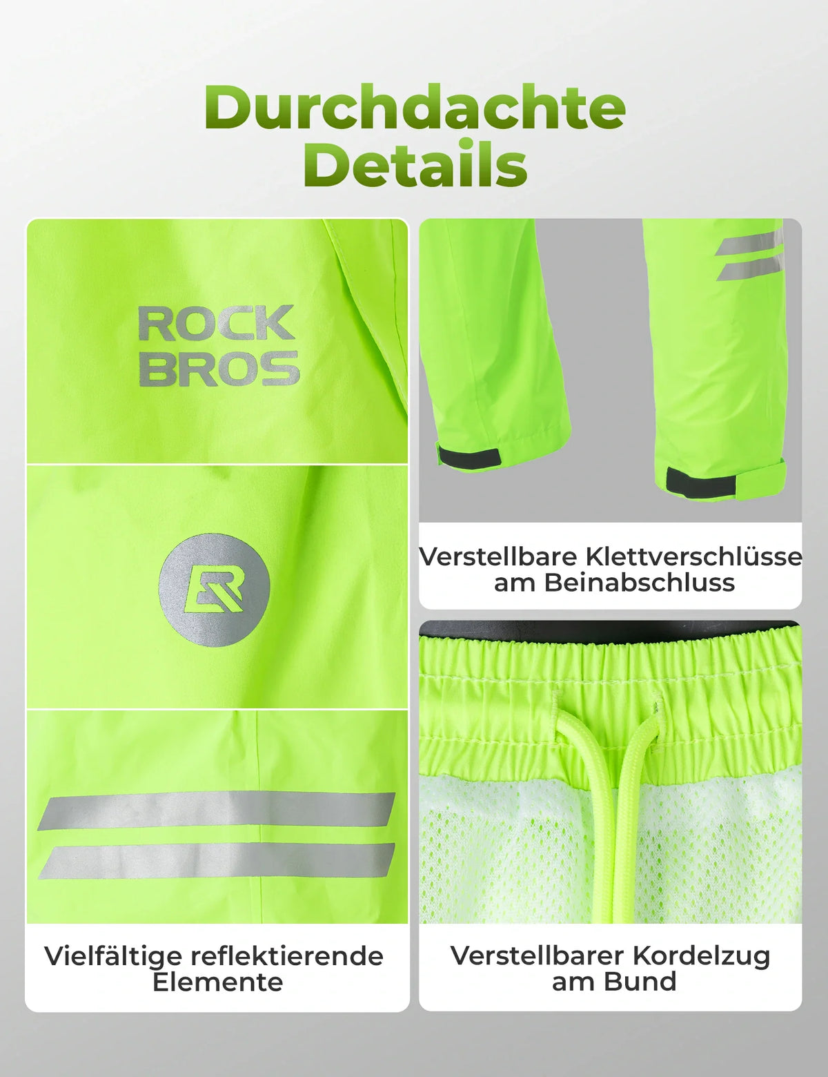 ROCKBROS Fietsbroek Heren Lang Waterdicht