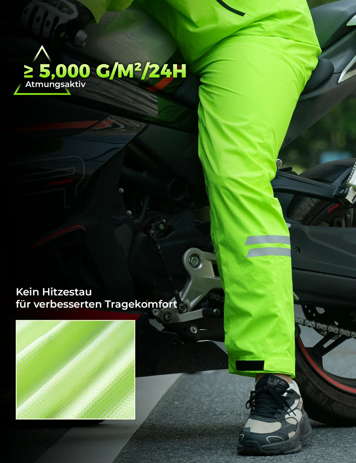 ROCKBROS Fietsbroek Heren Lang Waterdicht