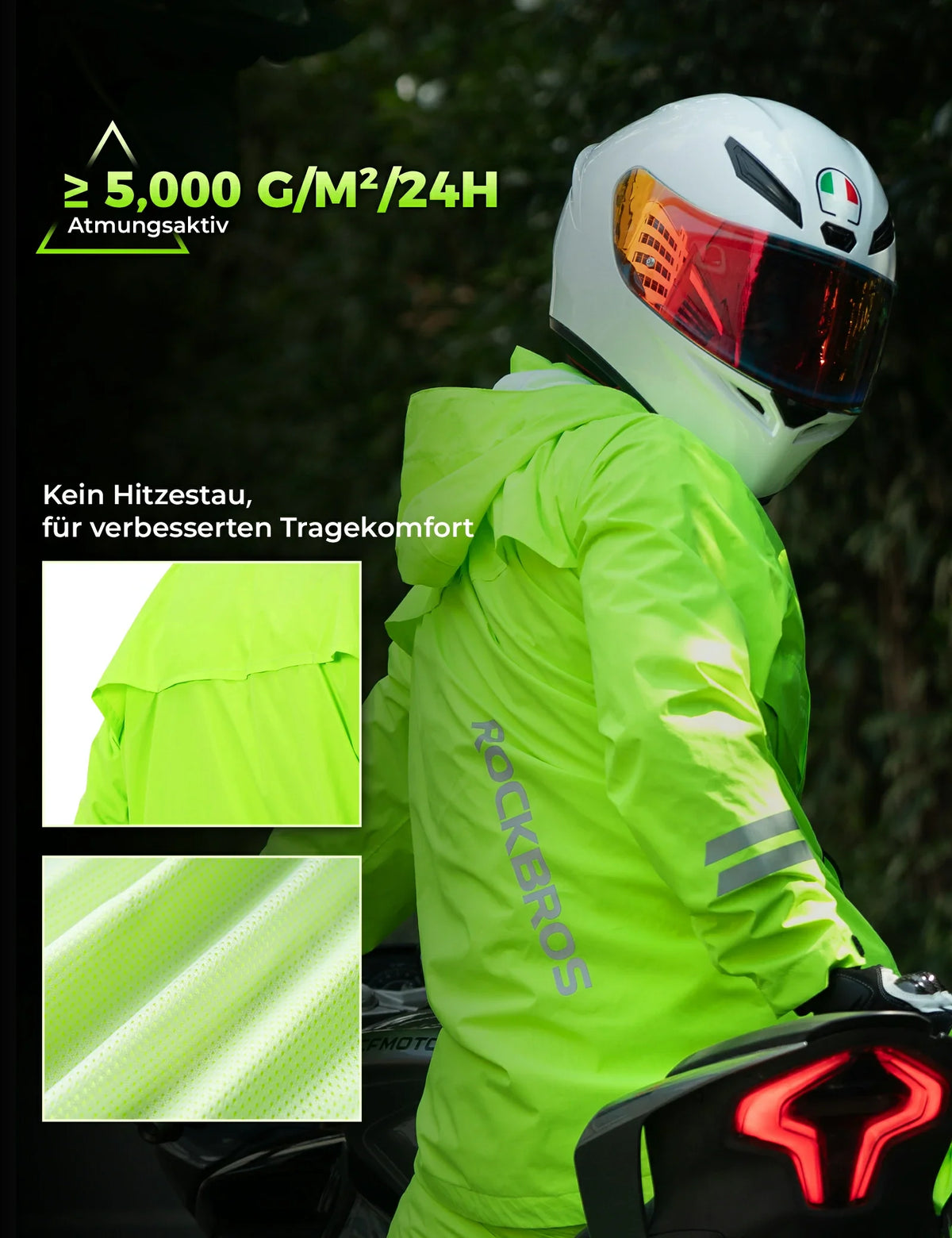 ROCKBROS Fietsjack Heren Waterdicht Ademend