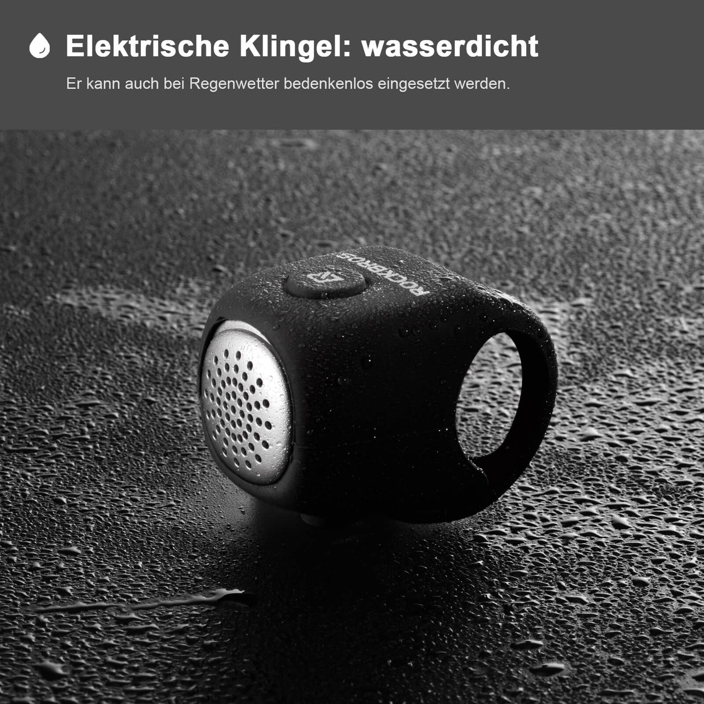 Elektronische fietsbel, IPX4 waterdicht, ROCKBROS