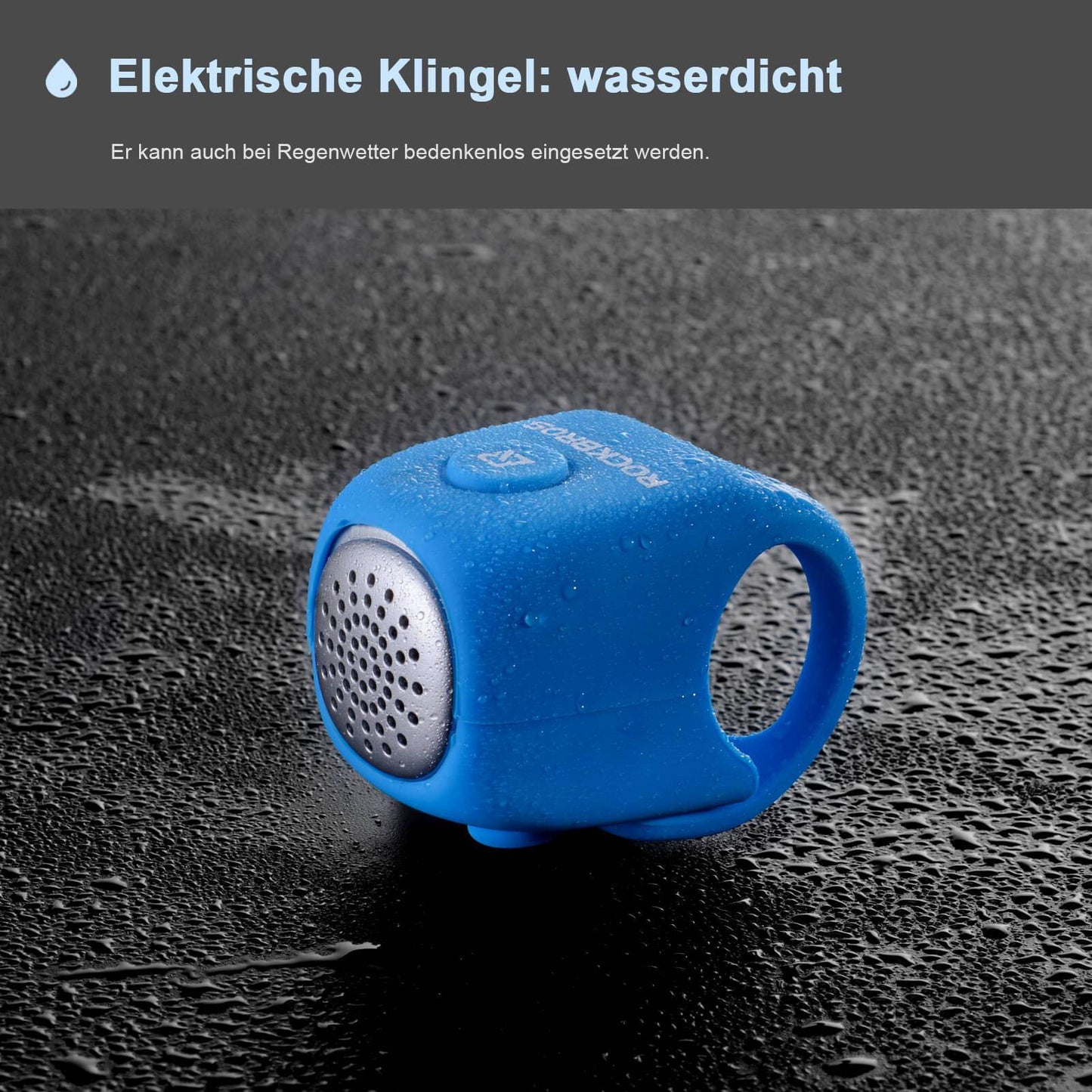 Elektronische fietsbel, IPX4 waterdicht, ROCKBROS