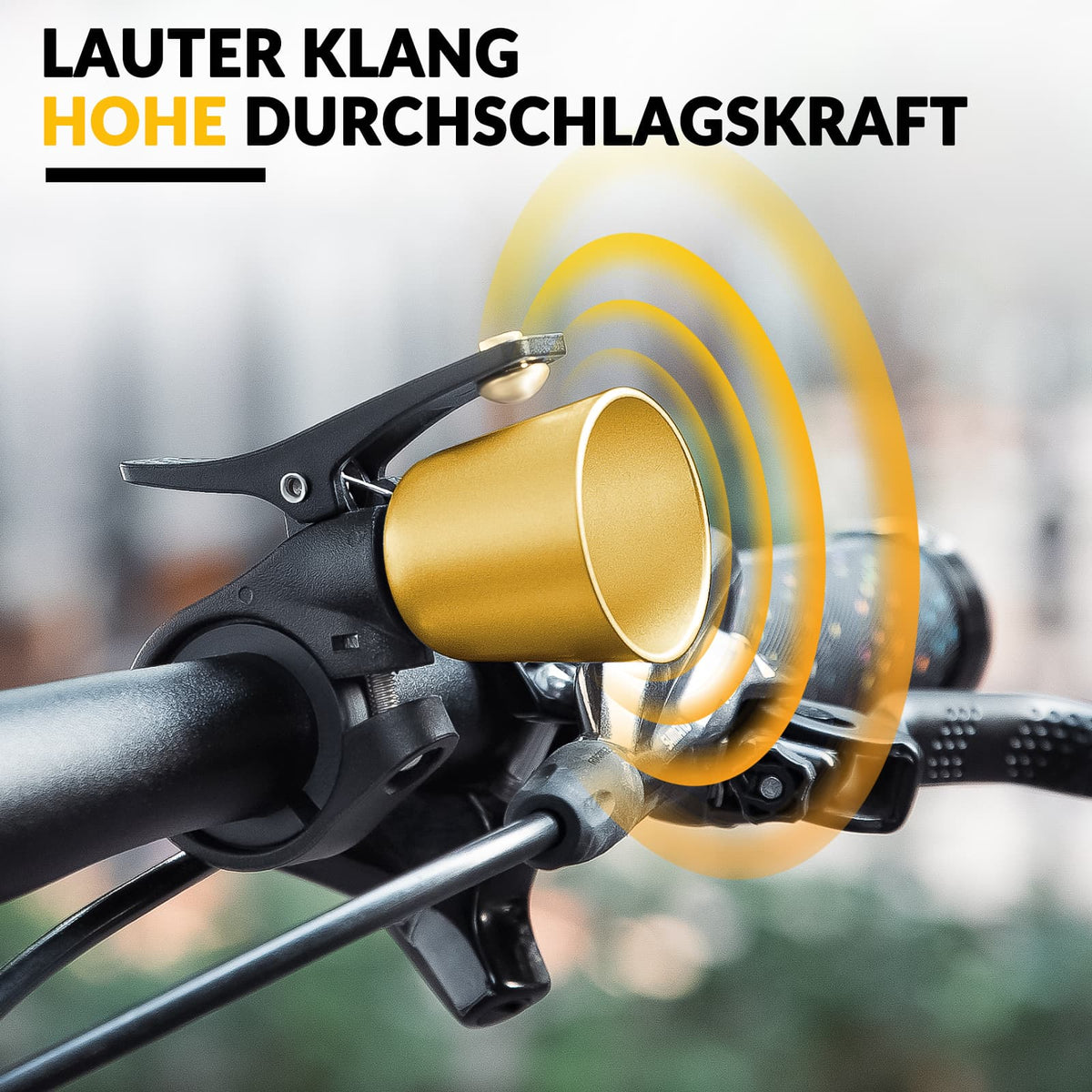 ROCKBROS Fietsbel Luid Retro Bel voor MTB Racefiets Vier Kleuren