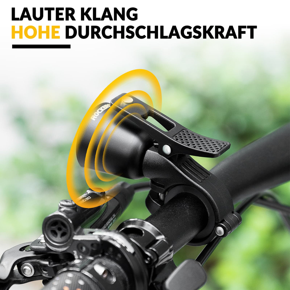 ROCKBROS Fietsbel Luid Retro Bel voor MTB Racefiets Vier Kleuren