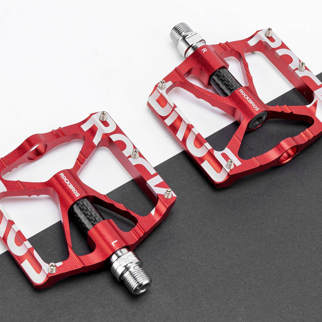 9/16 inch aluminium MTB-fietspedalen met afgedichte lagers ROCKBROS