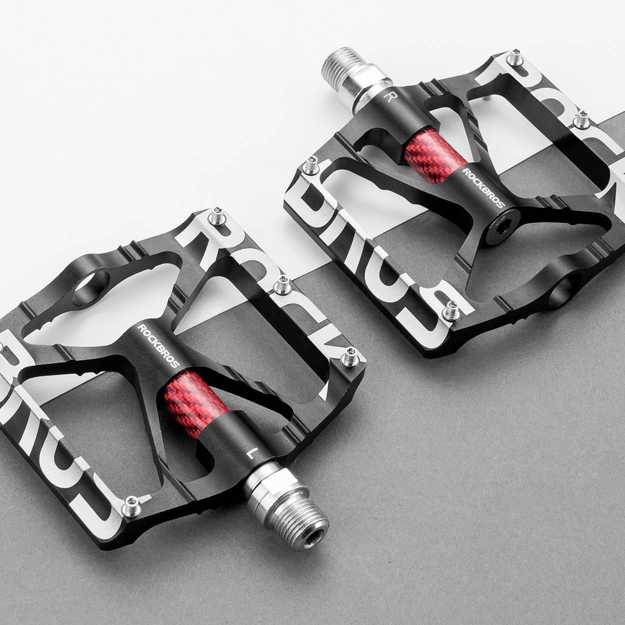 9/16 inch aluminium MTB-fietspedalen met afgedichte lagers ROCKBROS