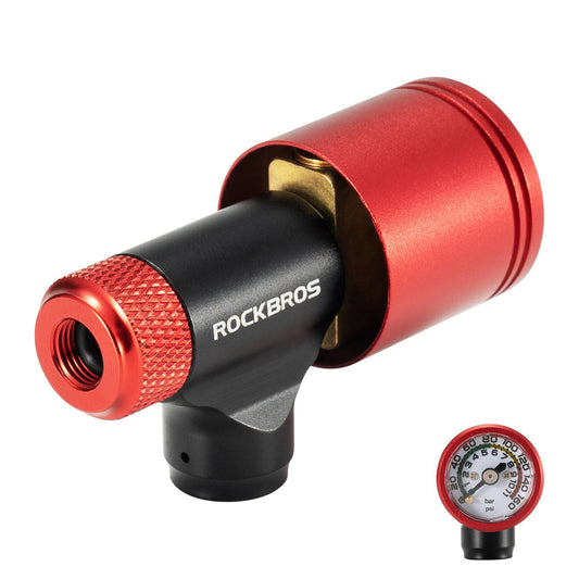 Fietspomp CO2-patroonpomp minipomp met drukregelventiel ROCKBROS