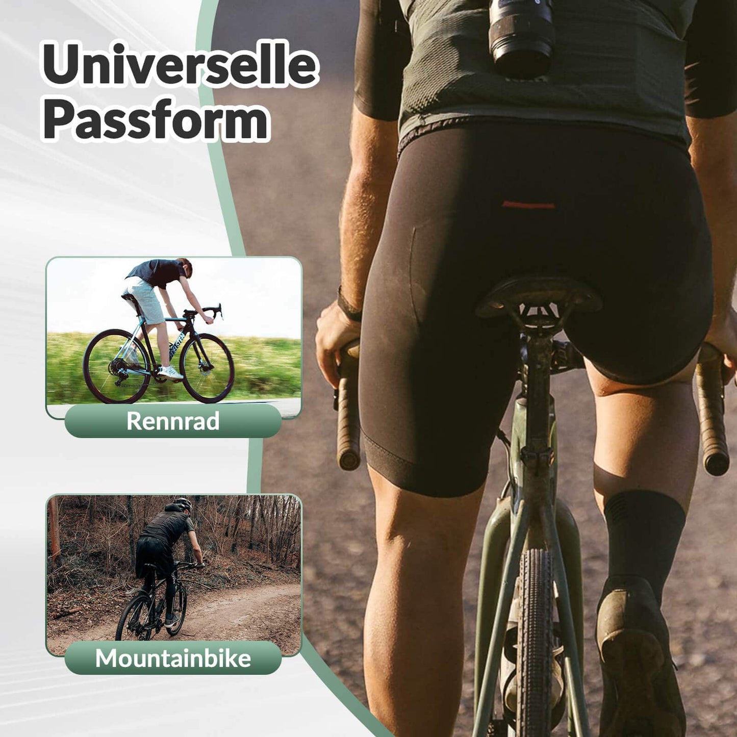 Ergonomisch fietszadel, ademend fietszadel, 14,5 * 25 cm, ROCKBROS