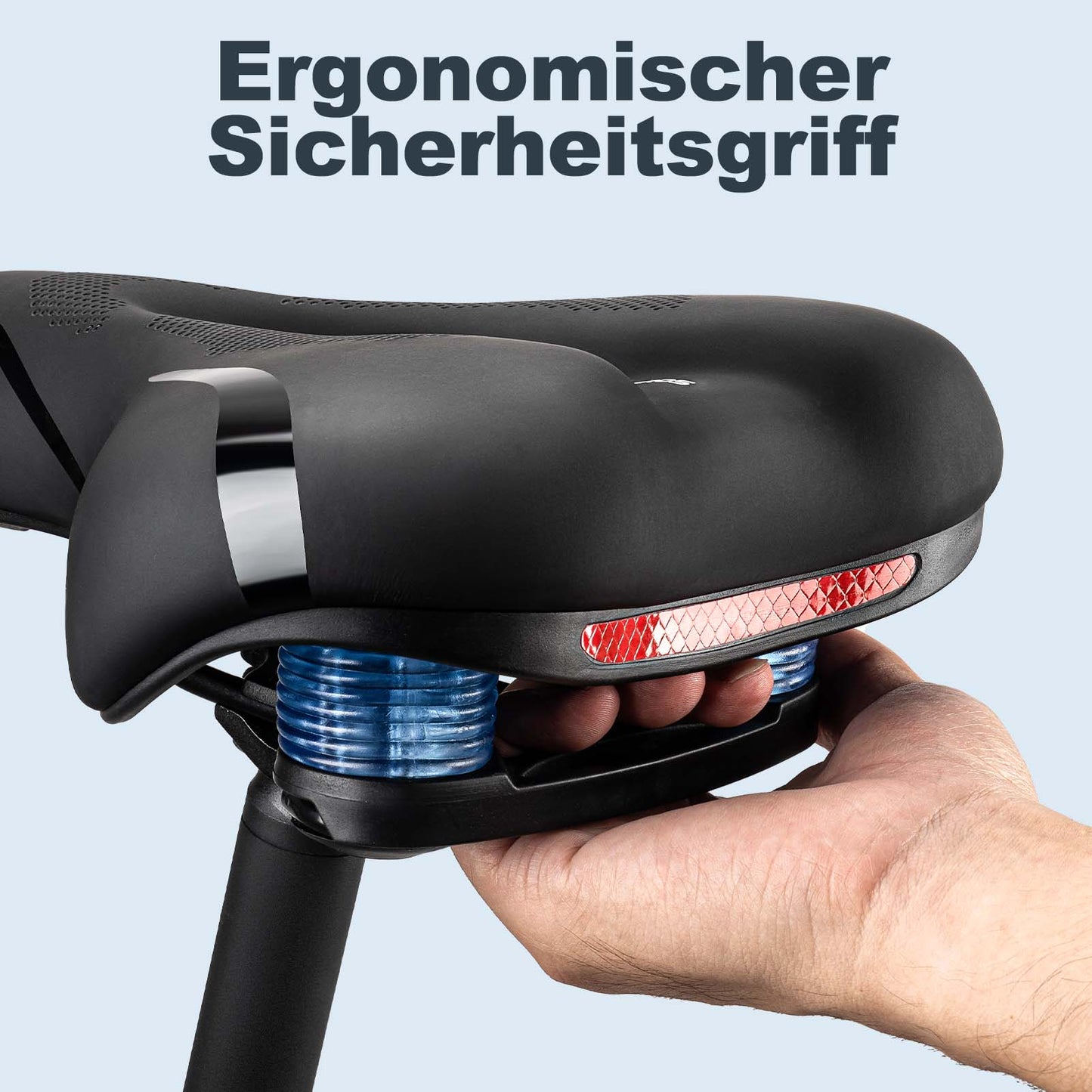 Fietszadel met traagschuim en ademende gel van ROCKBROS