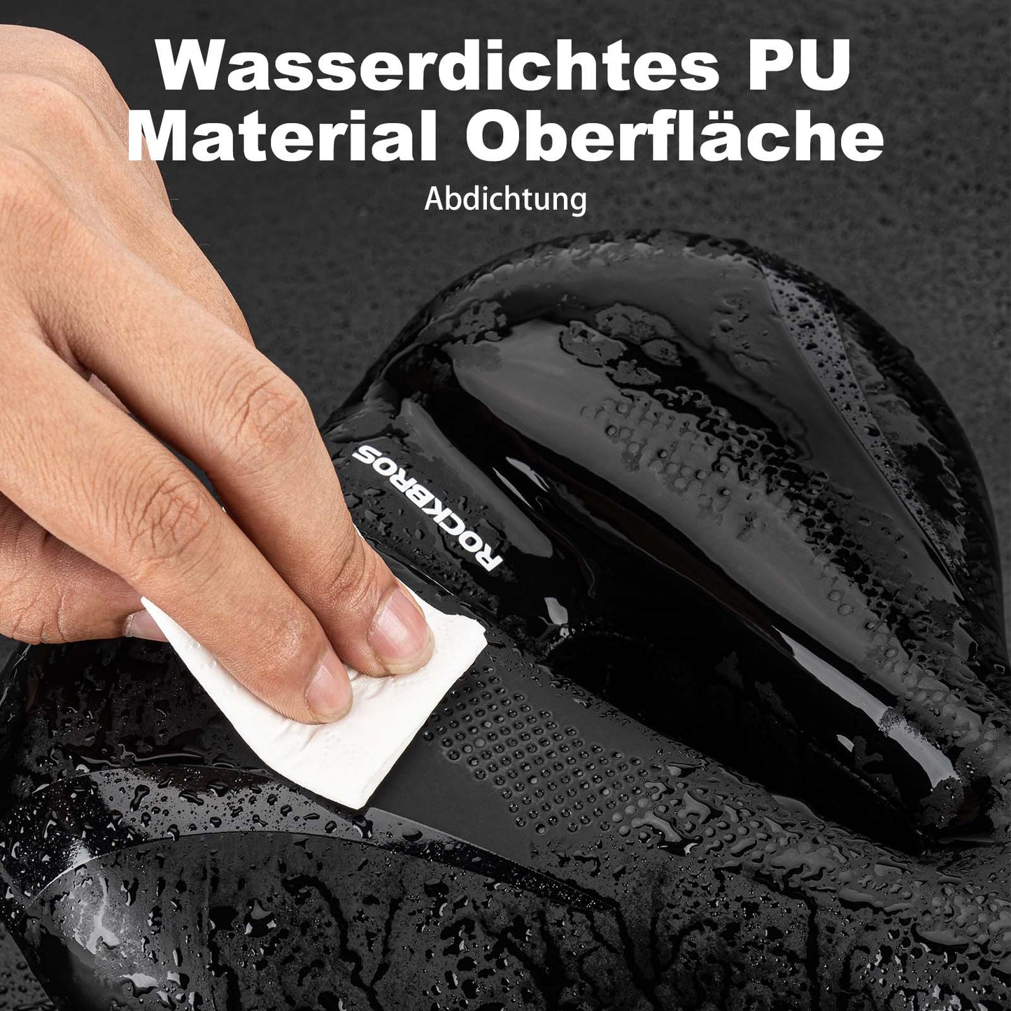 Fietszadel met traagschuim en ademende gel van ROCKBROS
