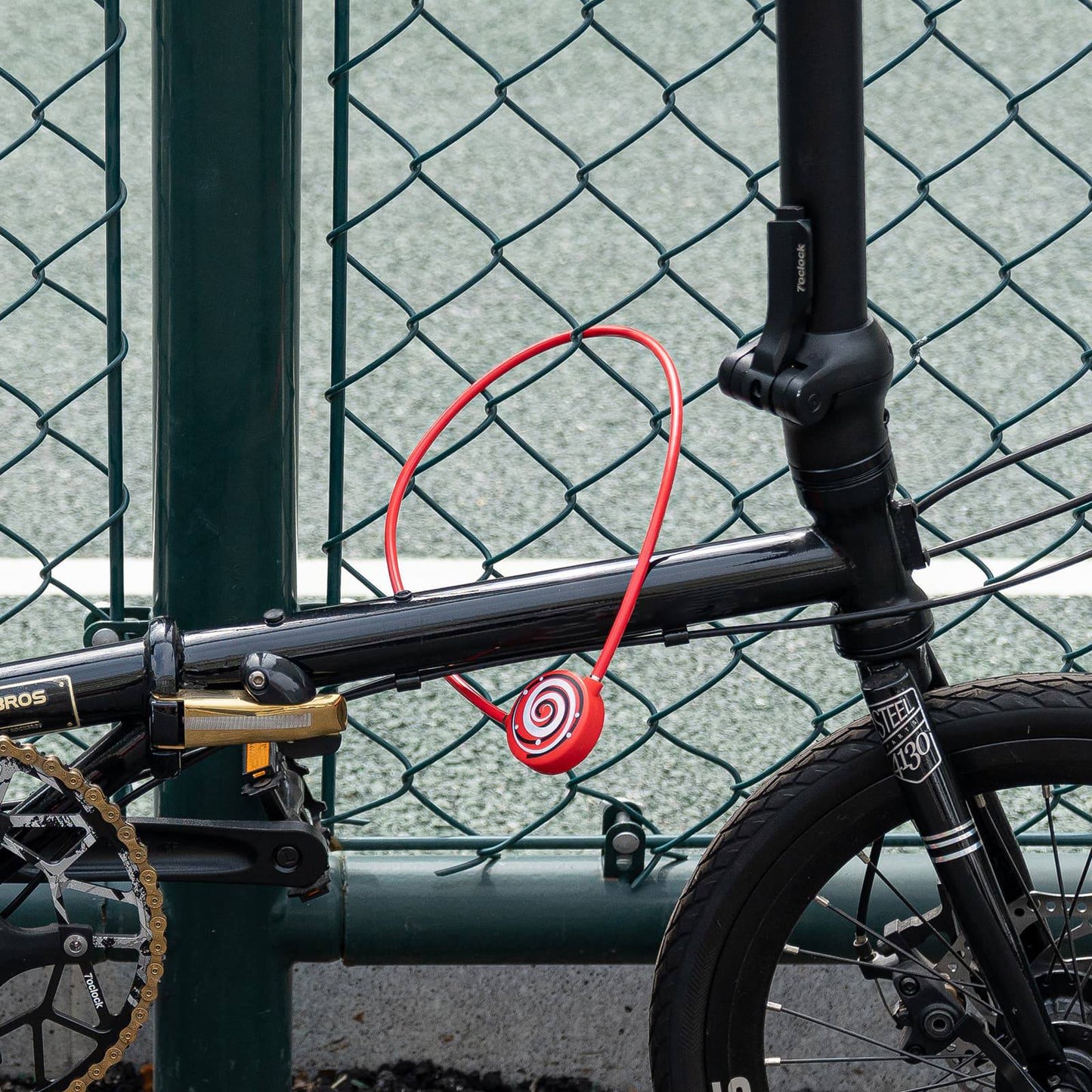 Kinderfietsslot 69 cm met 2 sleutels ROCKBROS