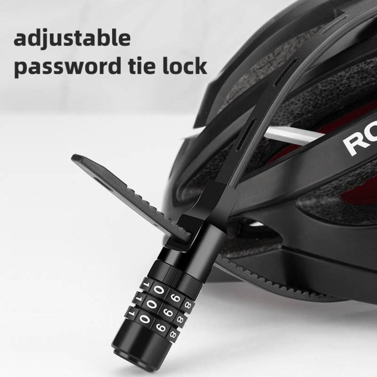 Multifunctioneel fietsslot met cijfercode, helmslot ROCKBROS