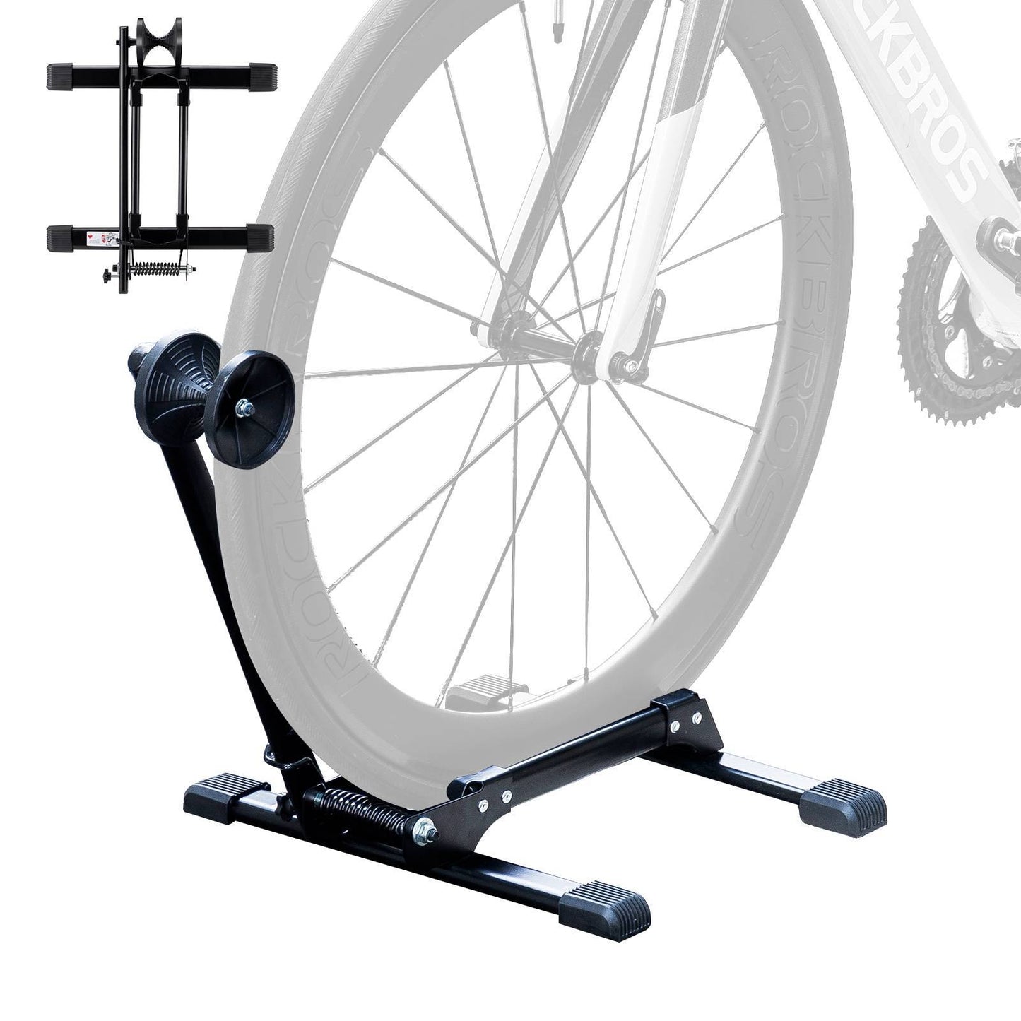 Opvouwbare aluminium fietsstandaard, enkelzijdige fietsstandaard, ROCKBROS
