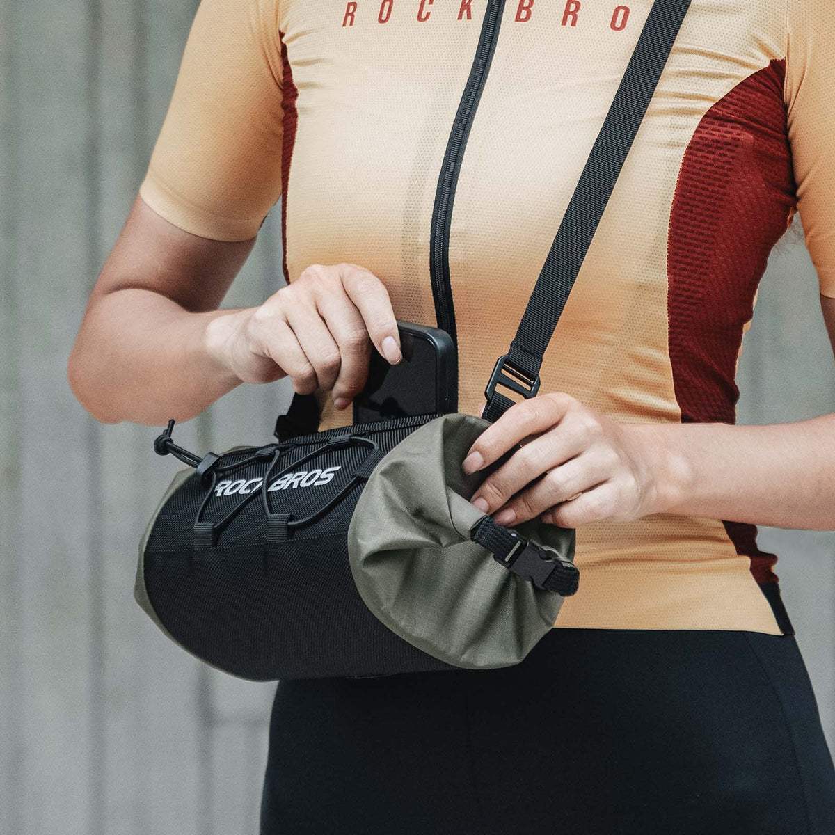 ROCKBROS Fietstas Stuurtas Opbergtas met Schouderband