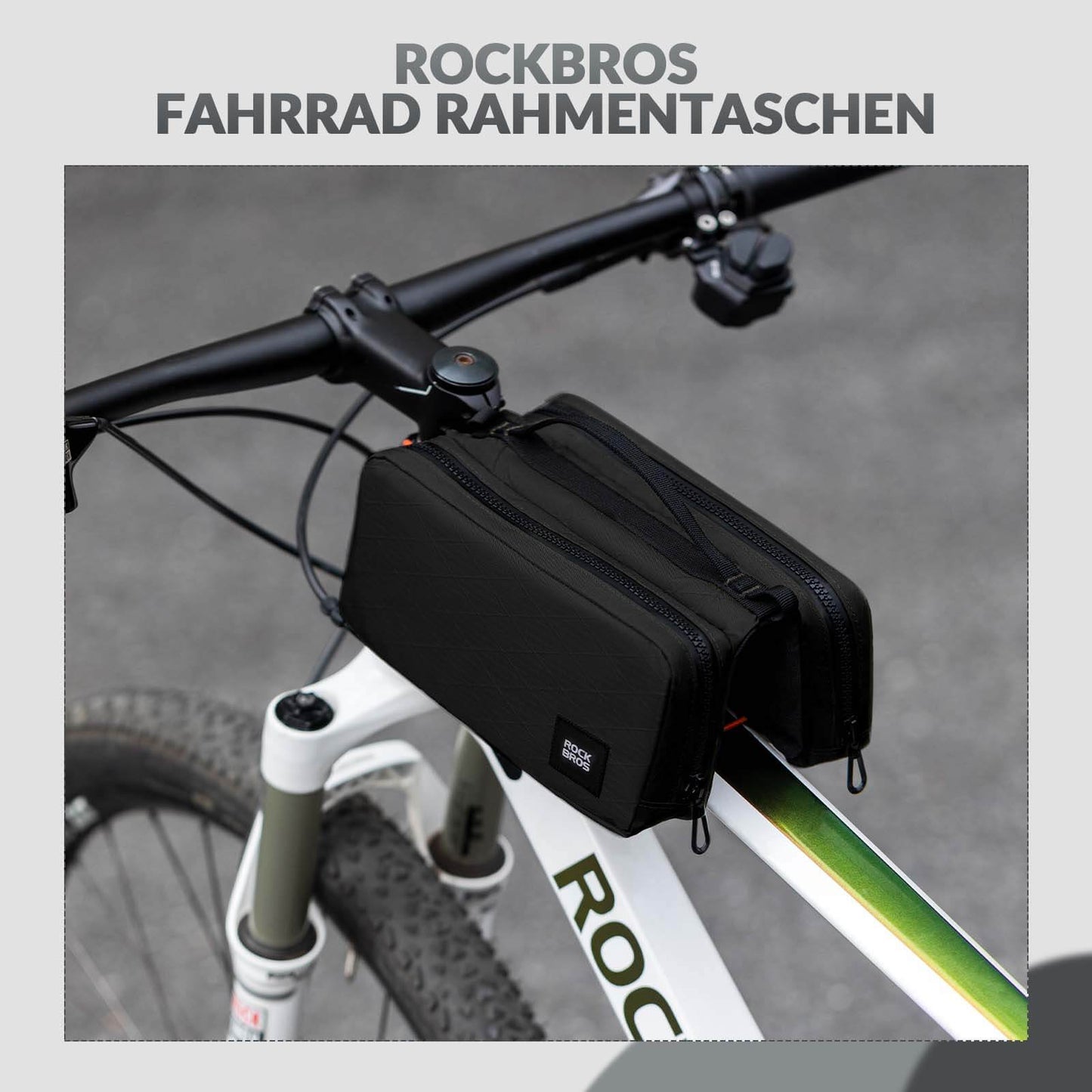 Fietsframetas met schouderriem, bovenbuistas ROCKBROS