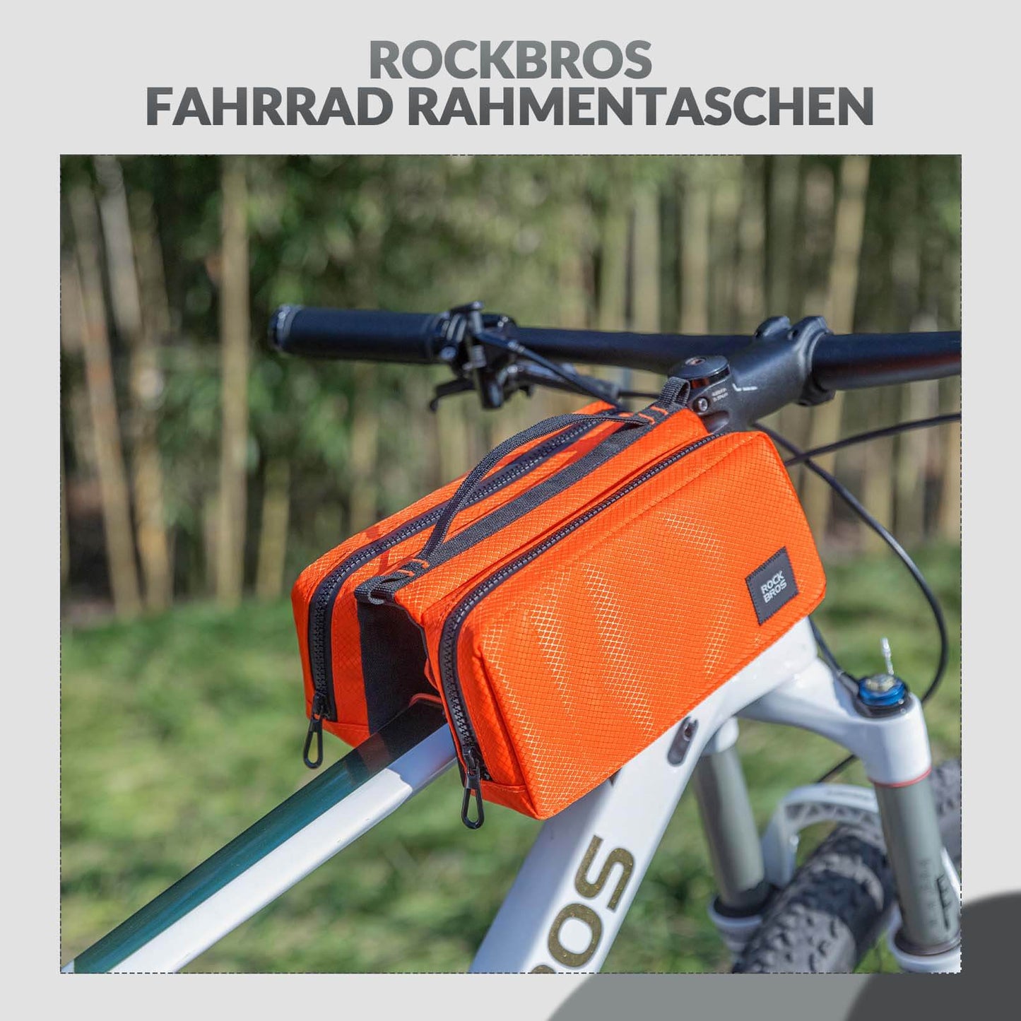 Fietsframetas met schouderriem, bovenbuistas ROCKBROS