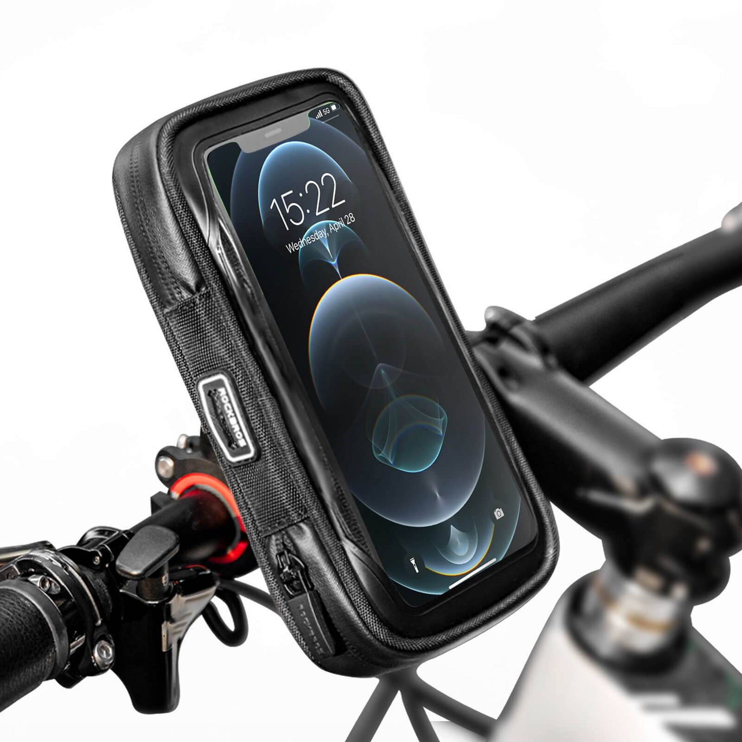 Waterdichte fietstas, draaibaar vak voor mobiele telefoons van 4,7-6 inch, ROCKBROS