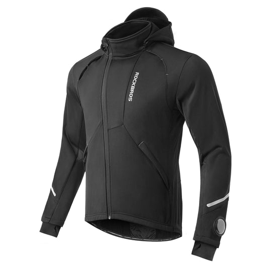 Winterfietsjas, winddicht ¨C met TPU-touchscreenbediening, ROCKBROS