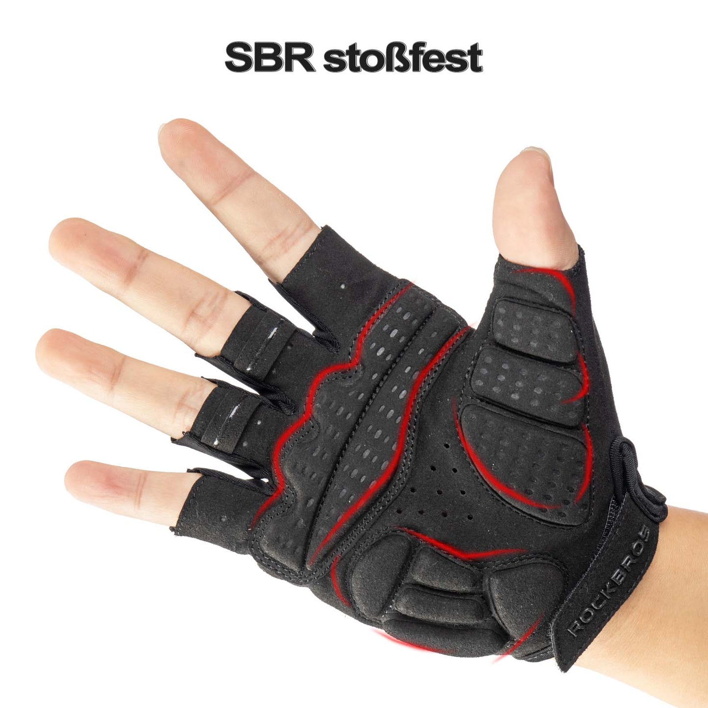 Rockbros sportieve motorhandschoenen voor de lente en de herfst, antislip en reflecterend, van Rockbros.