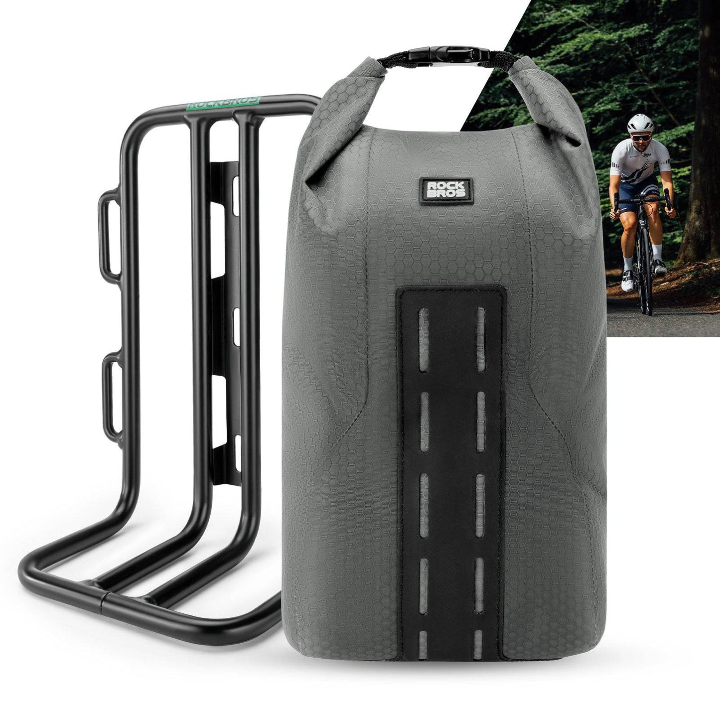 Fietstas voor voorvork, 2,7 liter, waterdicht, ROCKBROS