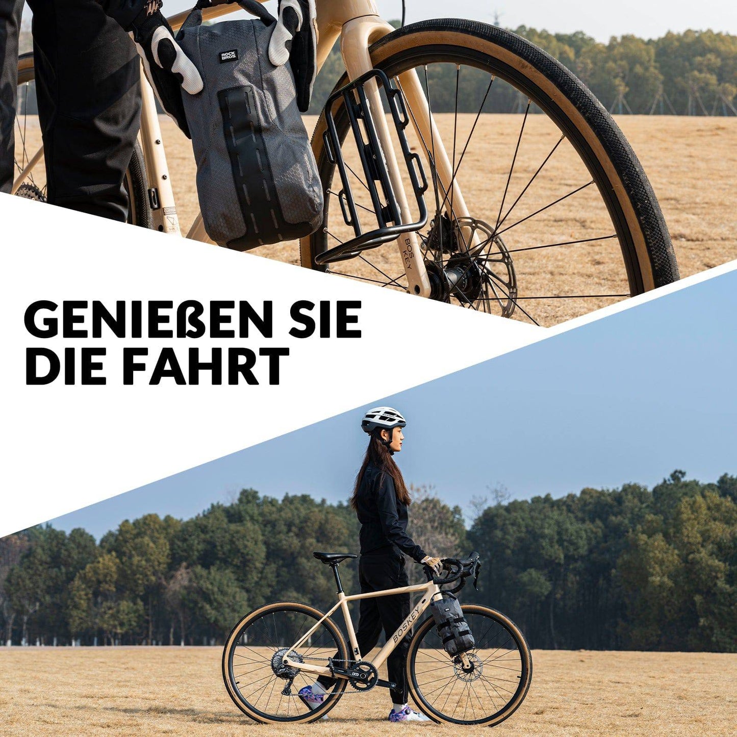 Fietstas voor voorvork, 2,7 liter, waterdicht, ROCKBROS