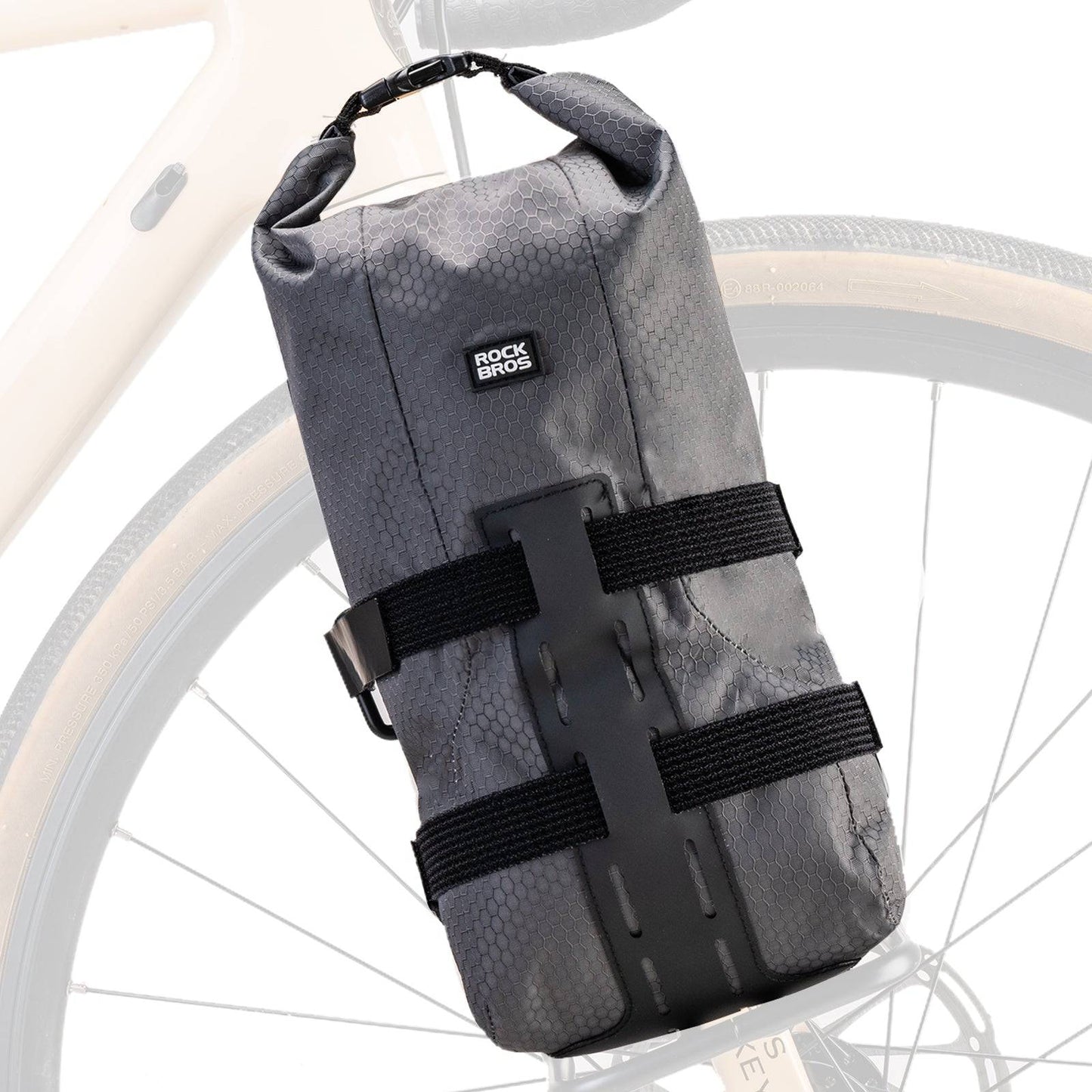 Fietstas voor voorvork, 2,7 liter, waterdicht, ROCKBROS