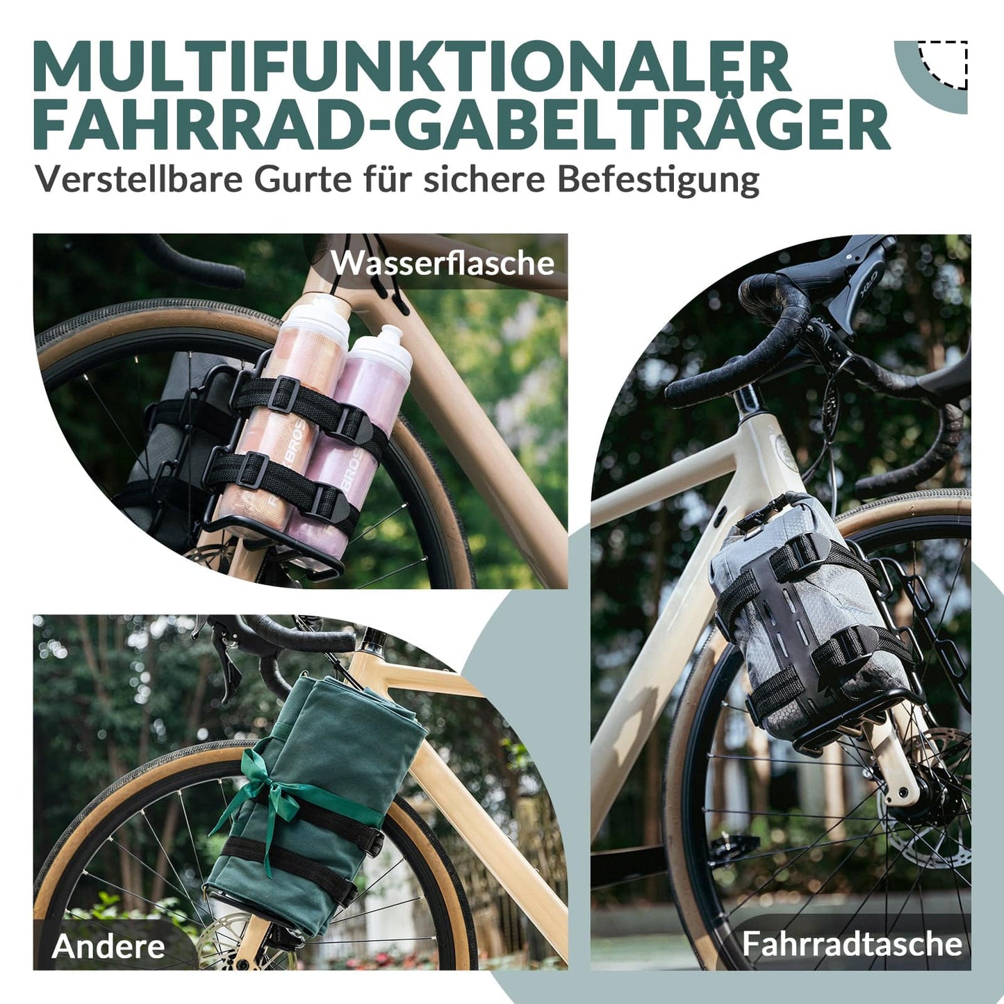 Fietstas voor voorvork, 2,7 liter, waterdicht, ROCKBROS