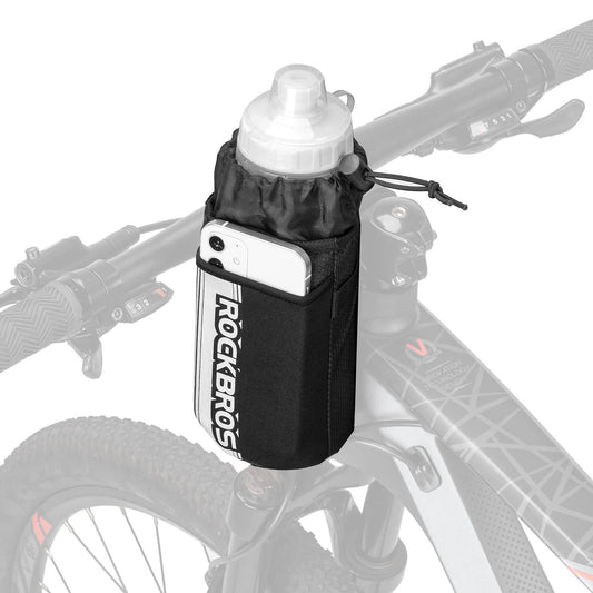 Ge?soleerde fietstas voor aan het stuur met bidonhouder en vakje voor mobiele telefoon ROCKBROS