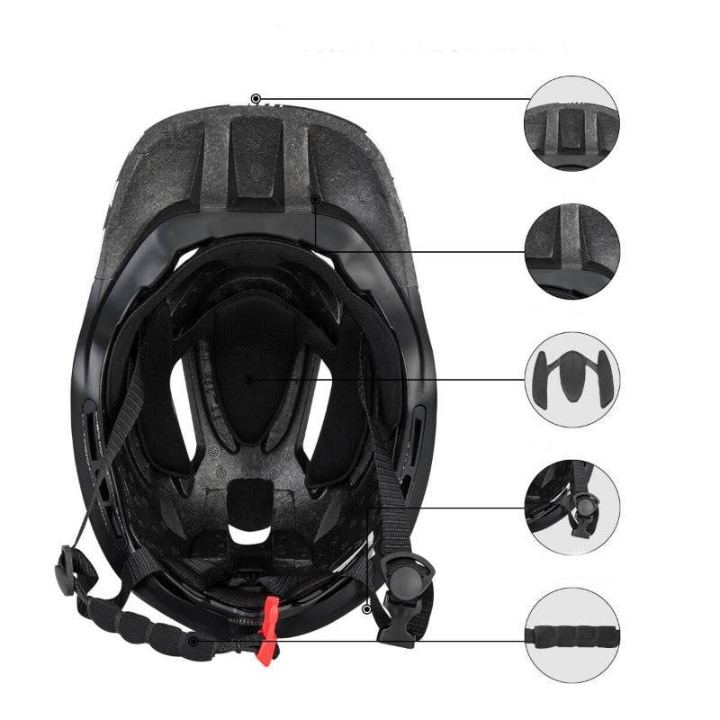 Kinderhelm met afneembare kinbeschermer voor jongens/meisjes ROCKBROS