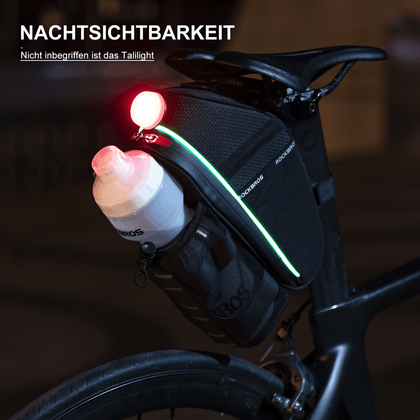 Krasbestendige fietstas met bidonhouder 1,5L ROCKBROS