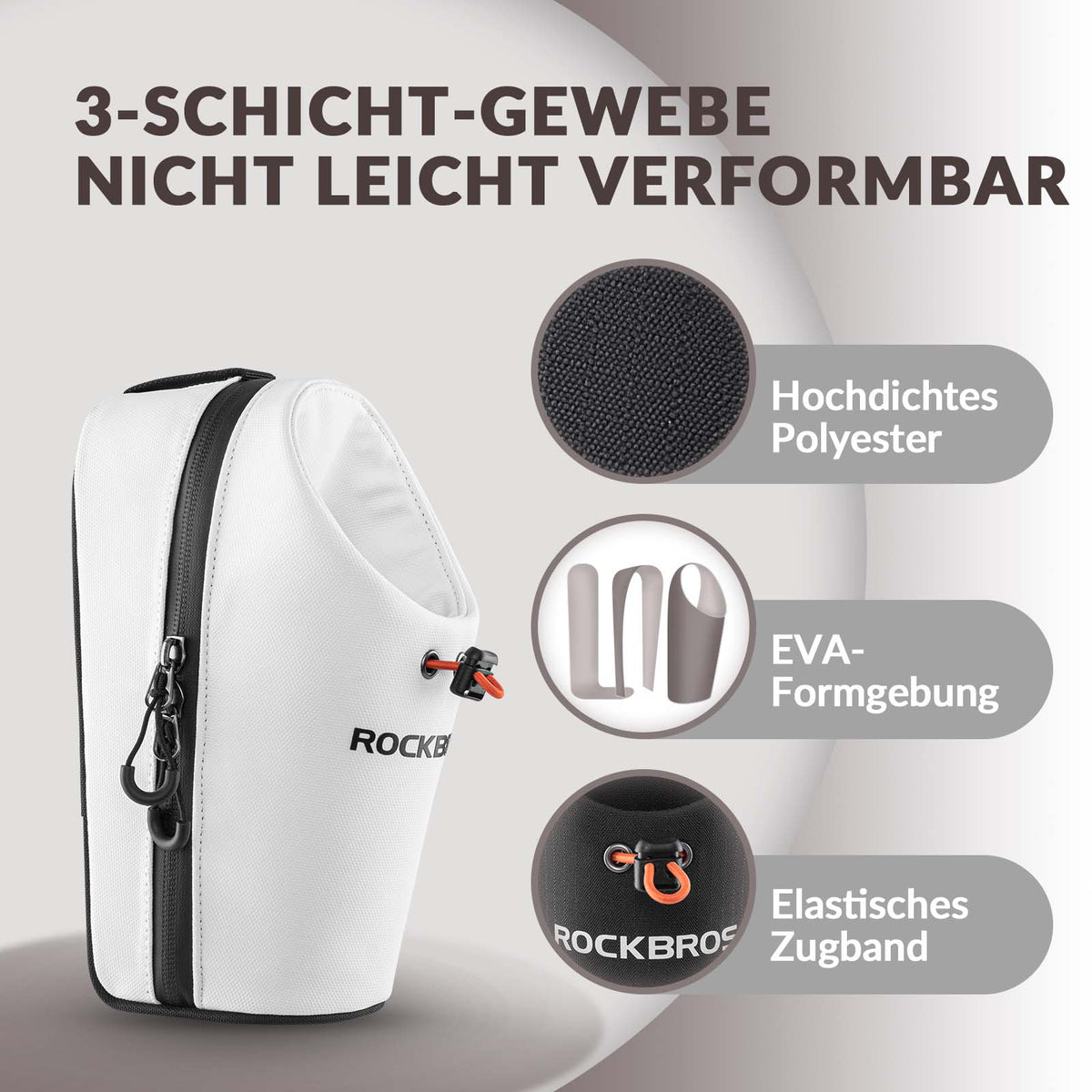 ROCKBROS Stuurtas Flessentas Drinkfleshouder Multifunctioneel Ontwerp