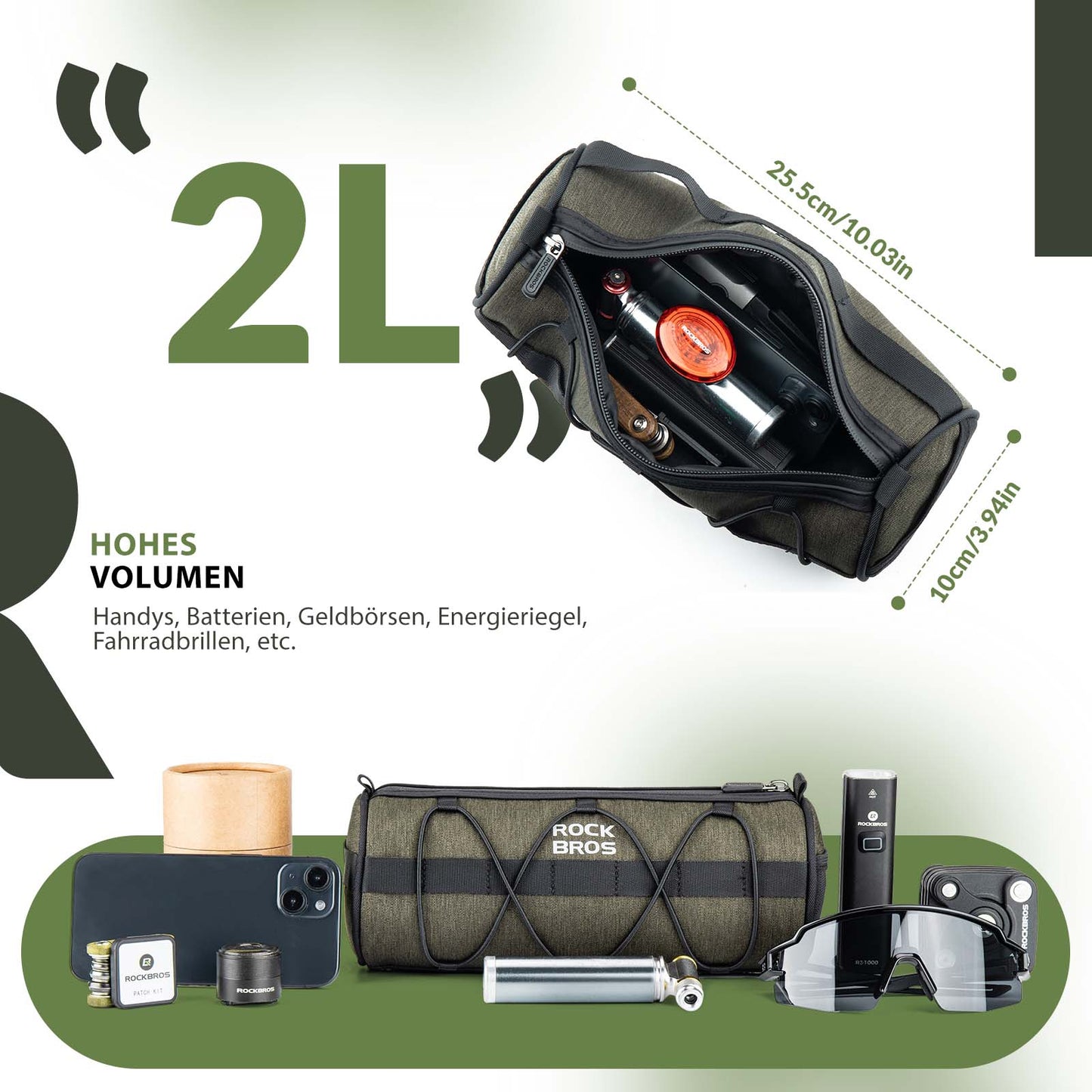 Stuurtas, multifunctionele schoudertas met schouderriem, ROCKBROS