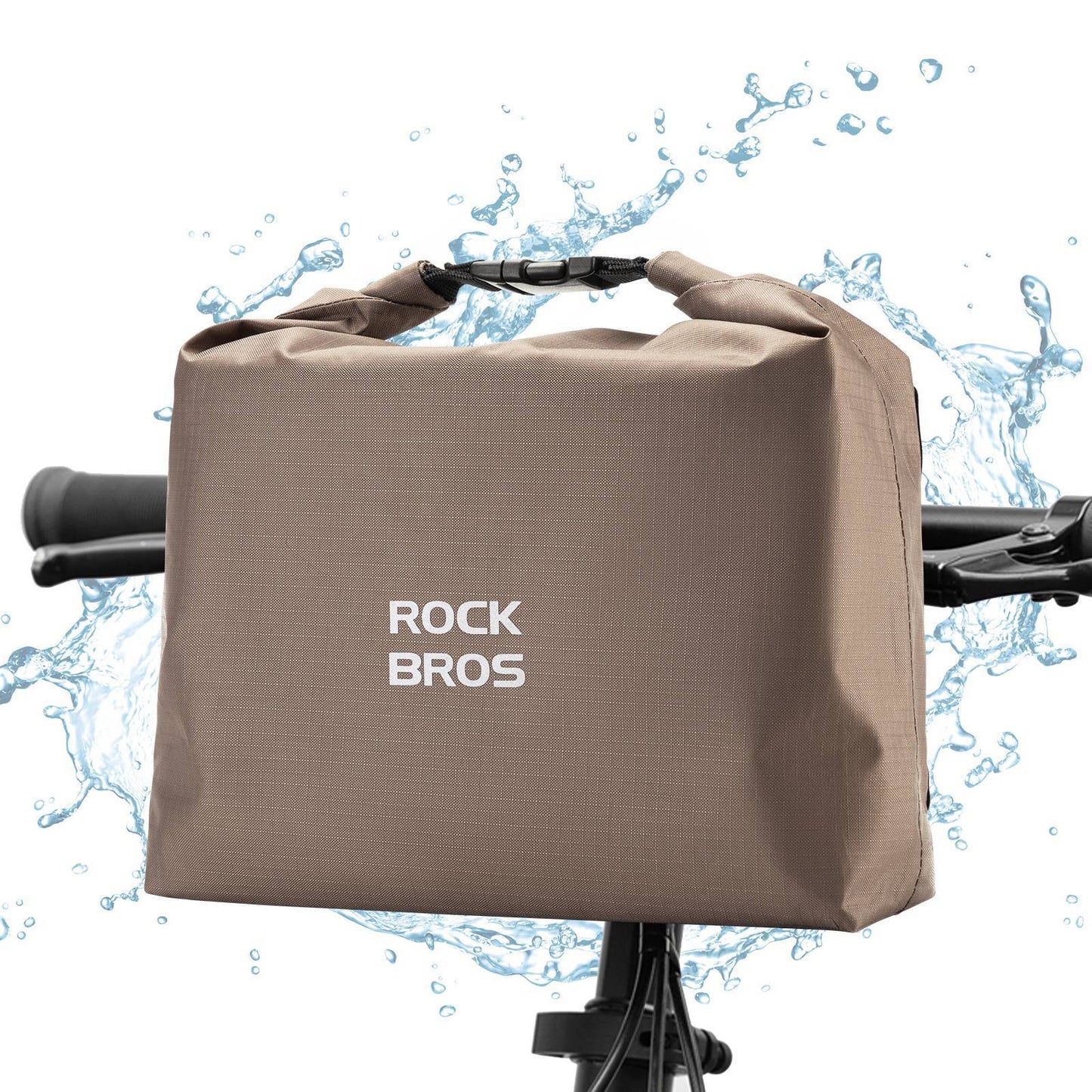 Stuurtas, waterdichte fietsmand, voortas, verstelbaar 2,5L-4L, ROCKBROS