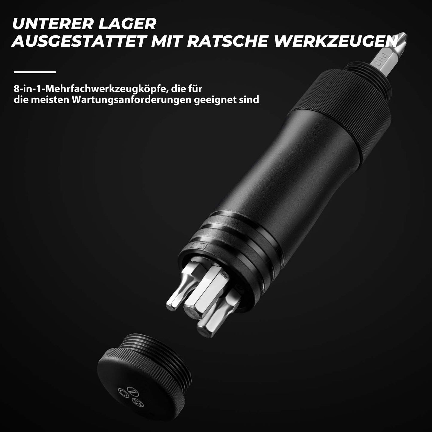 Mini fietspomp met ratelsleutel, 80 PSI, aluminium, ROCKBROS