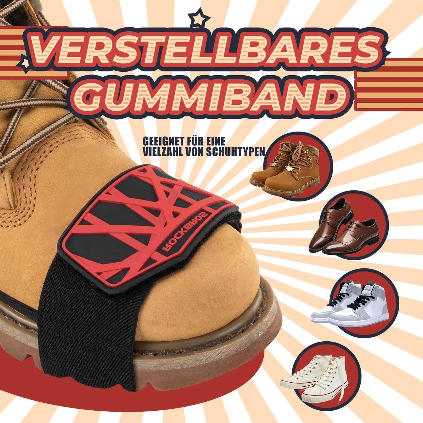 Motorfiets schakelpad, antislip schakelbeschermer, verstelbare schoenbeschermer, motoraccessoire ROCKBROS