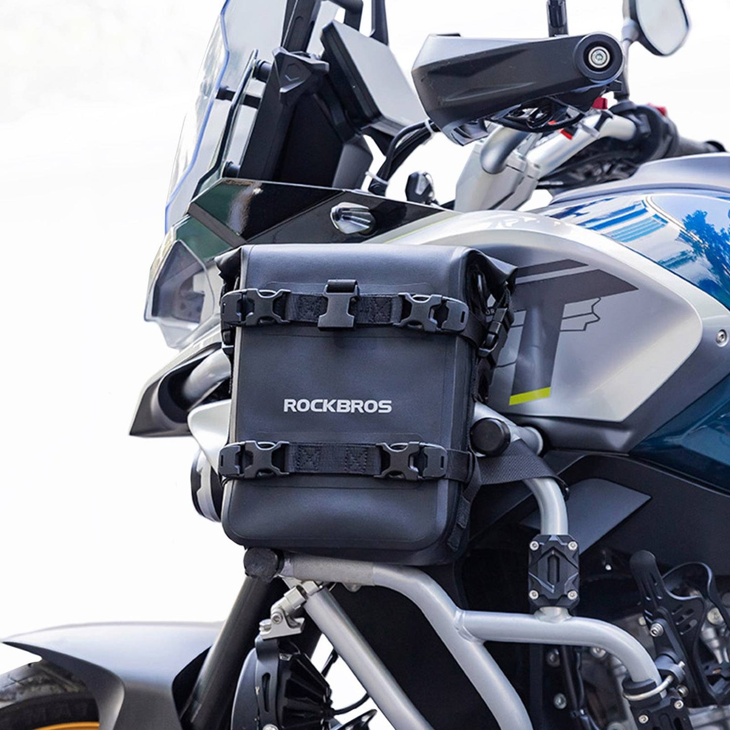 Motorfiets zijtas, waterdicht, koffertas, 5 liter, zwart, ROCKBROS