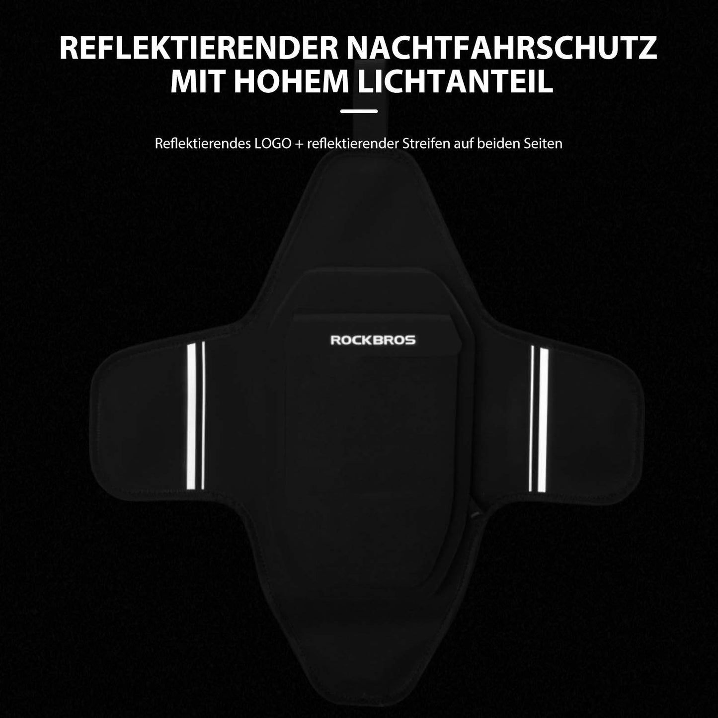 Waterdichte, magnetische tanktas voor motorfietsen, zwart, ROCKBROS