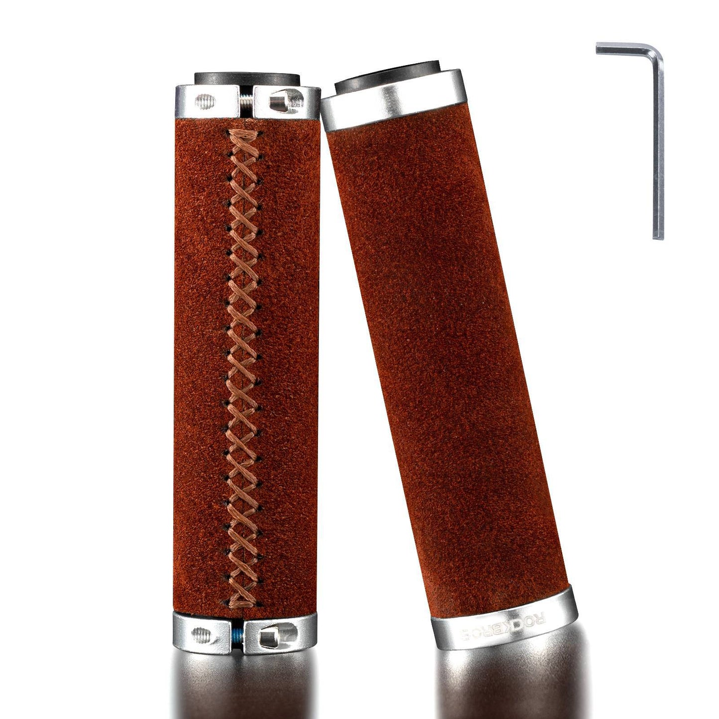 MTB-handvatten, ergonomisch, antislip, geschikt voor 22 mm ROCKBROS-wielen.