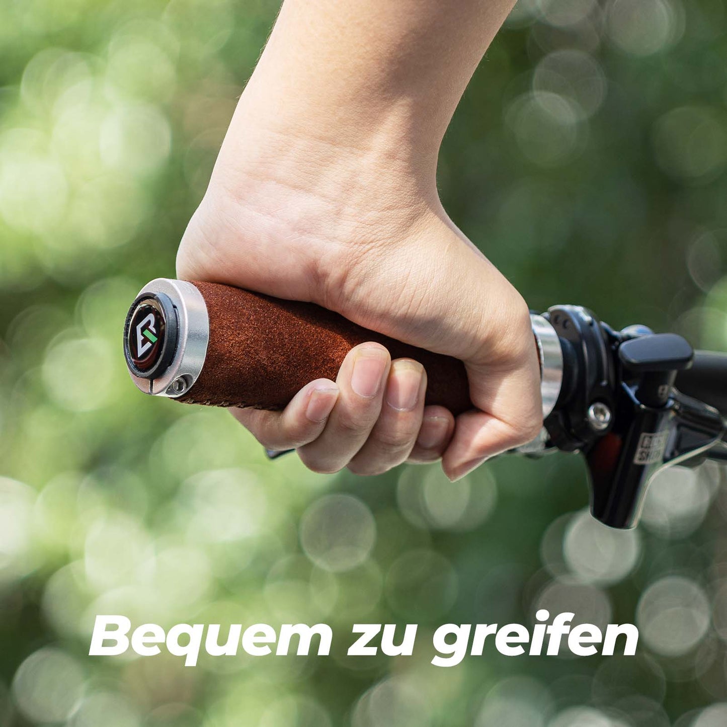 MTB-handvatten, ergonomisch, antislip, geschikt voor 22 mm ROCKBROS-wielen.