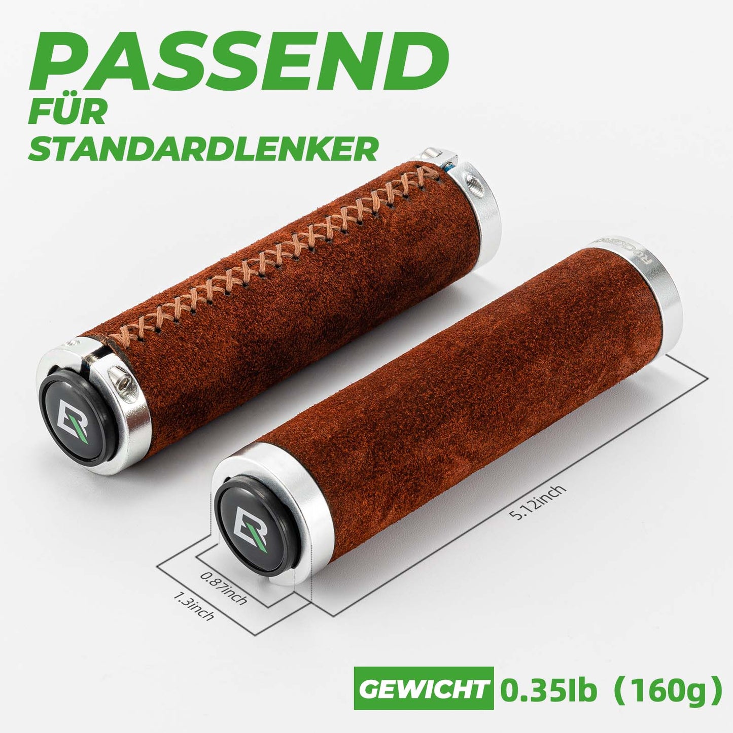 MTB-handvatten, ergonomisch, antislip, geschikt voor 22 mm ROCKBROS-wielen.