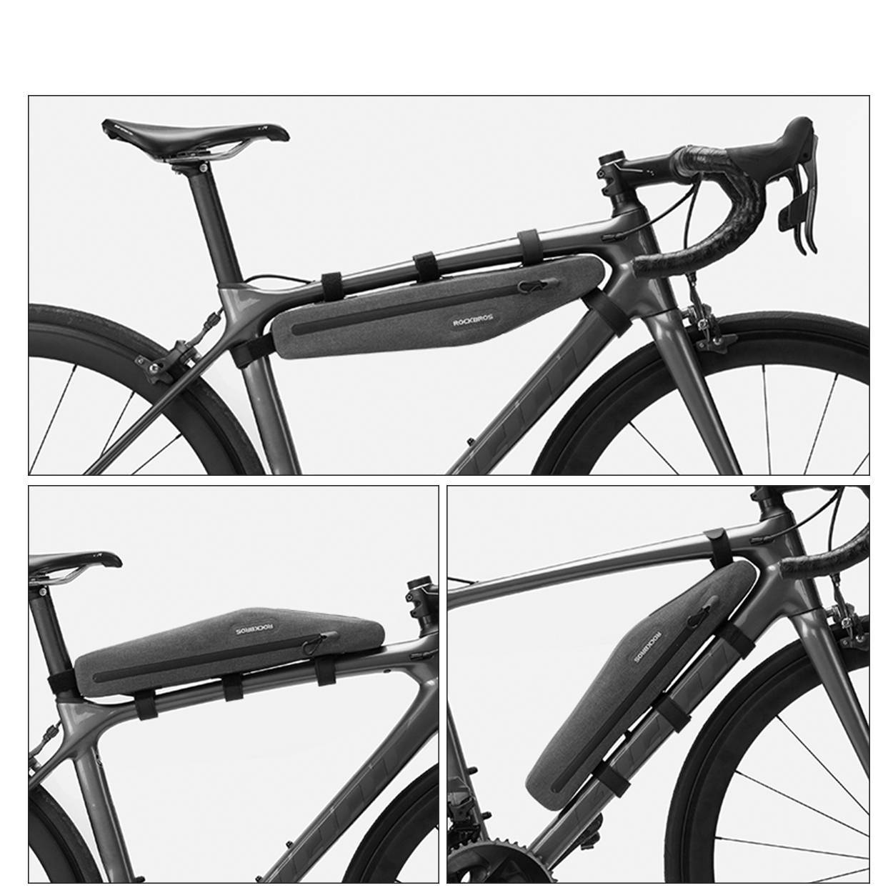 Multifunctionele fietstas, 100% waterdicht, 1,5 liter, ROCKBROS