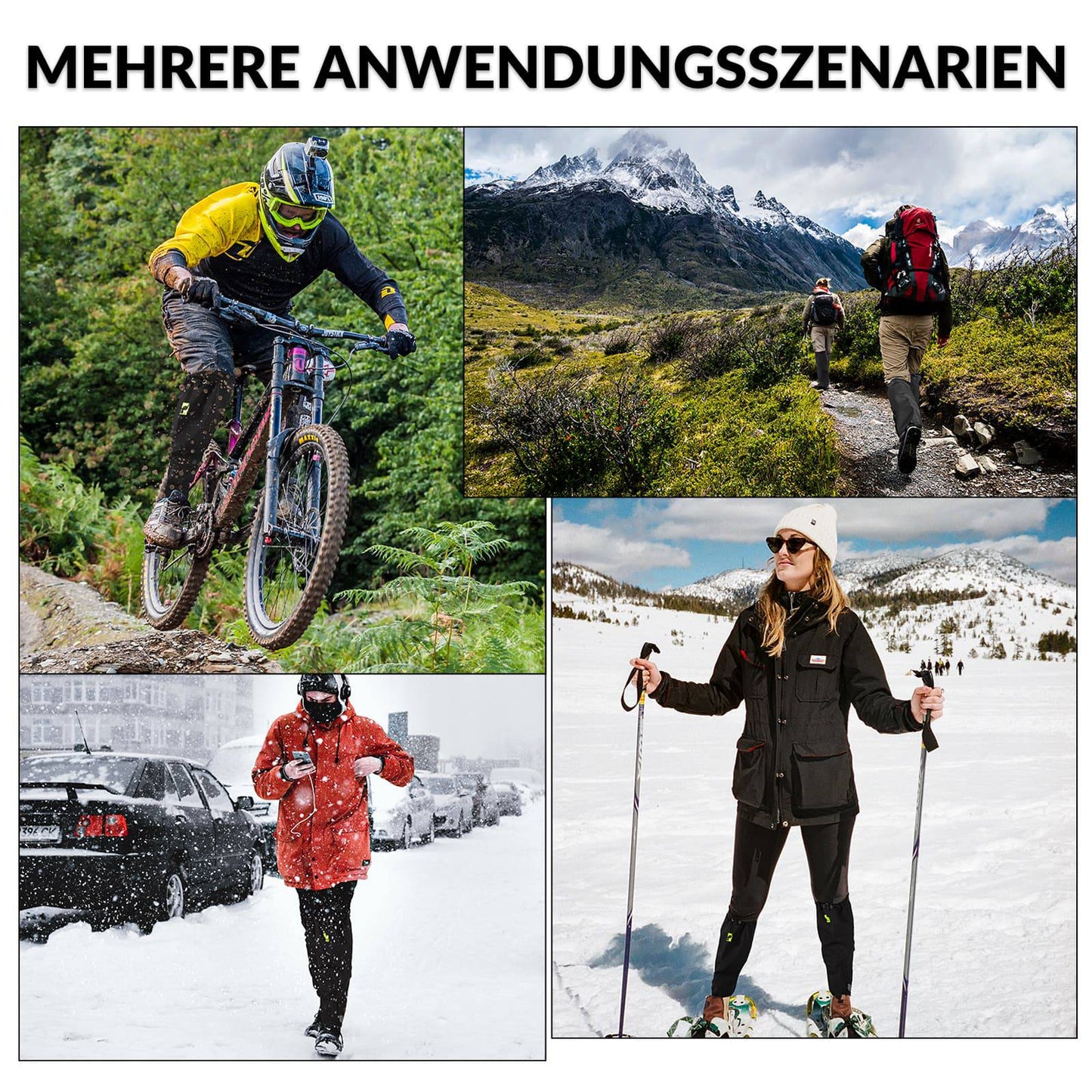Outdoor beenbeschermers Waterdichte sneeuwbeenbeschermers Heren Dames ROCKBROS