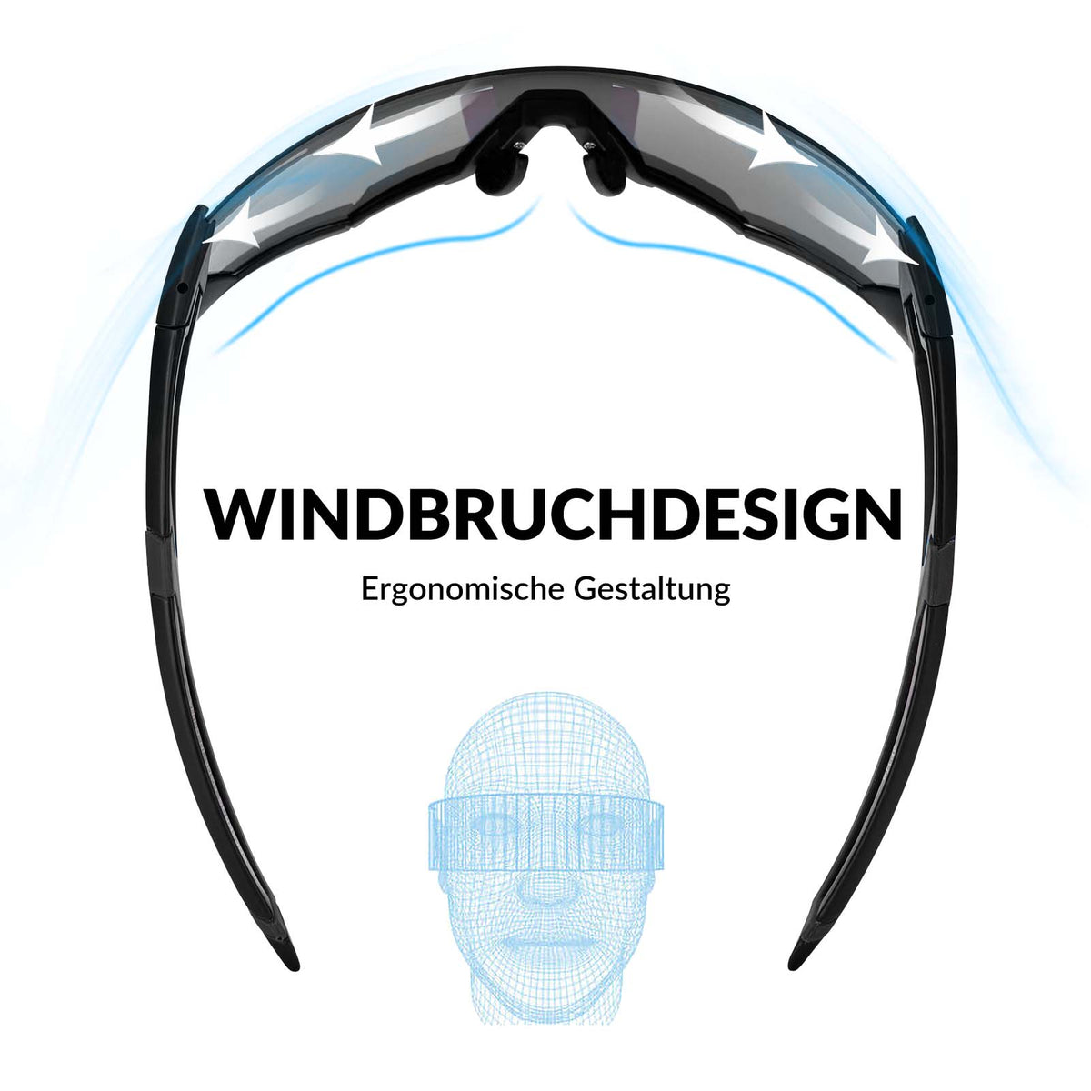 ROCKBROS Dynamische fietsbril met UV400-zonnefilter