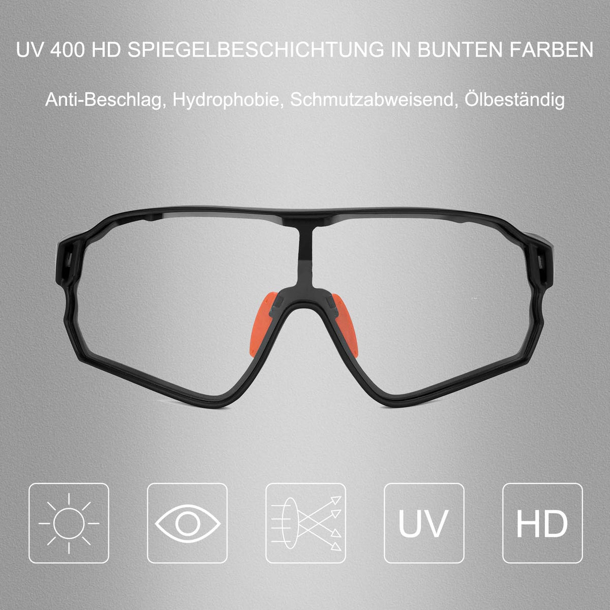 ROCKBROS Dynamische fietsbril met UV400-zonnefilter