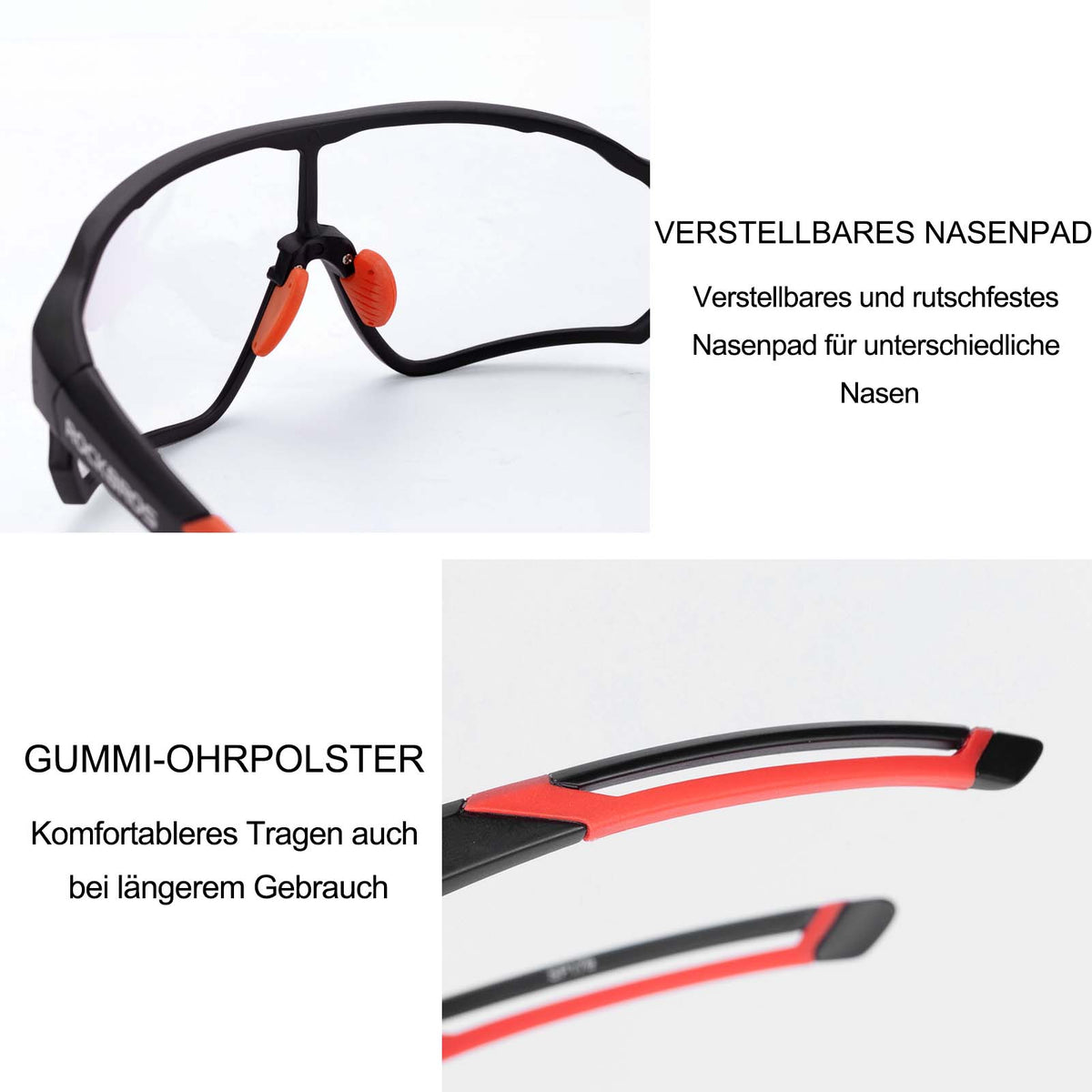 ROCKBROS Dynamische fietsbril met UV400-zonnefilter